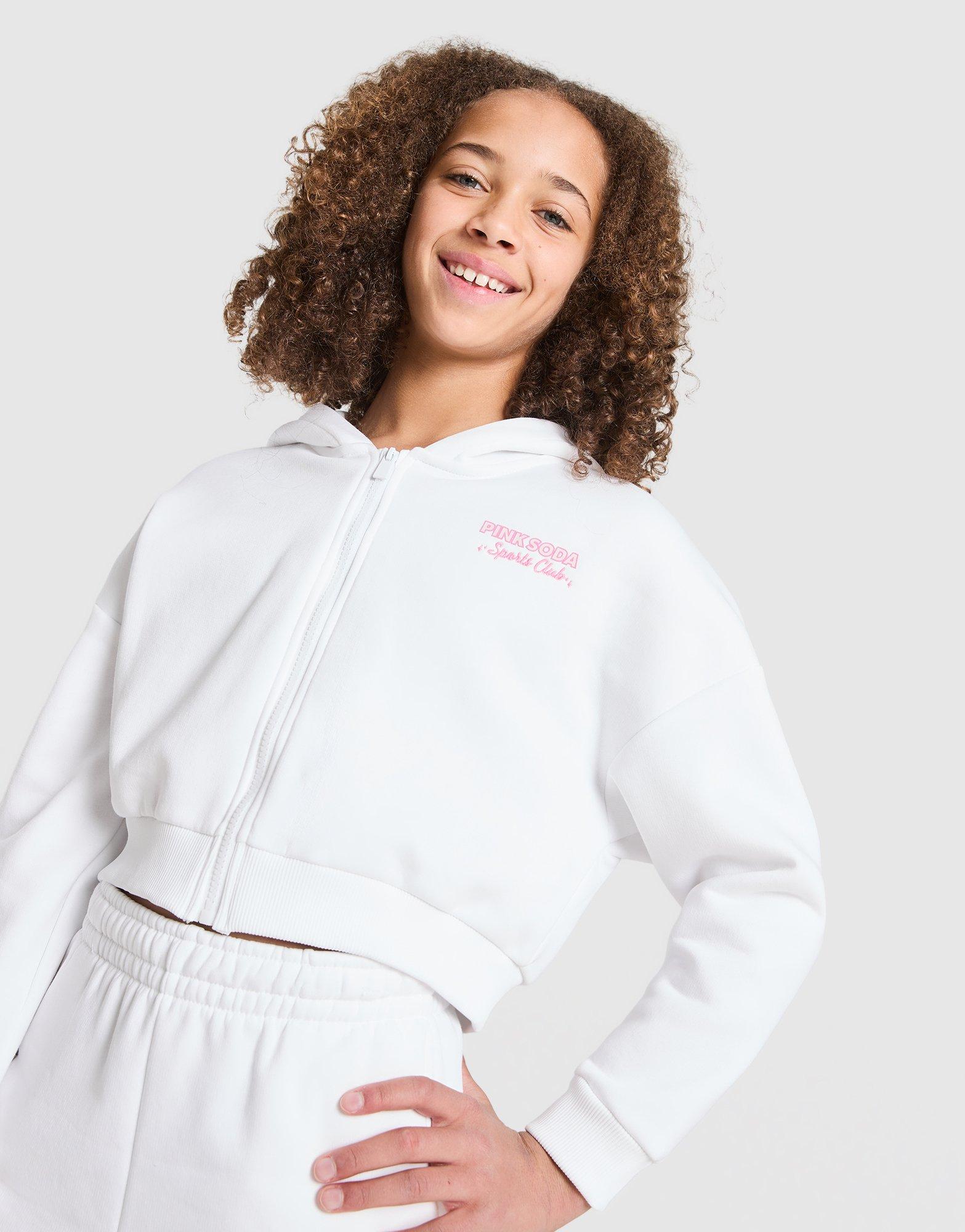 Pink Soda Sport Girls' Holiday Cropped Hoodie Junior
