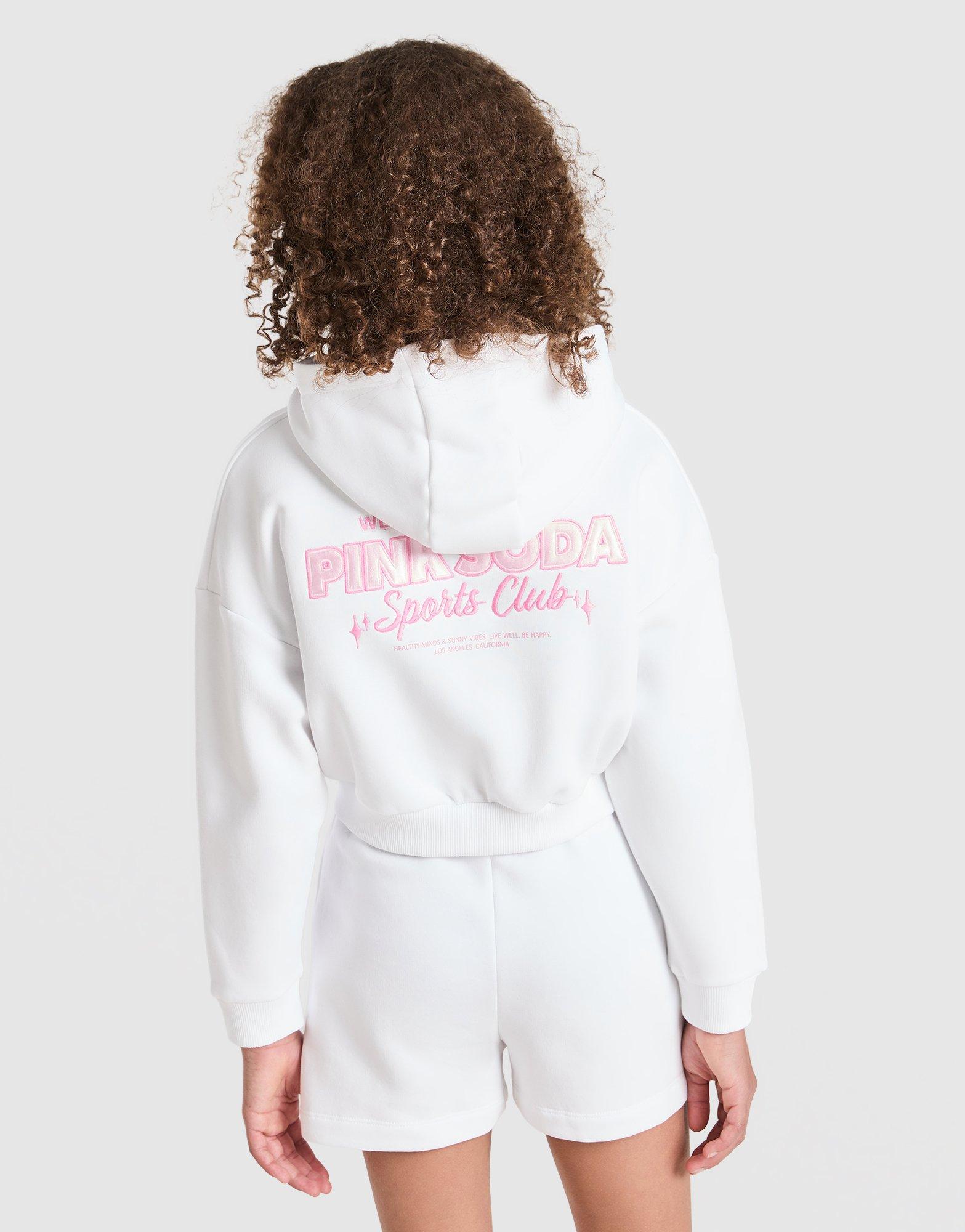 Pink Soda Sport Girls' Holiday Cropped Hoodie Junior