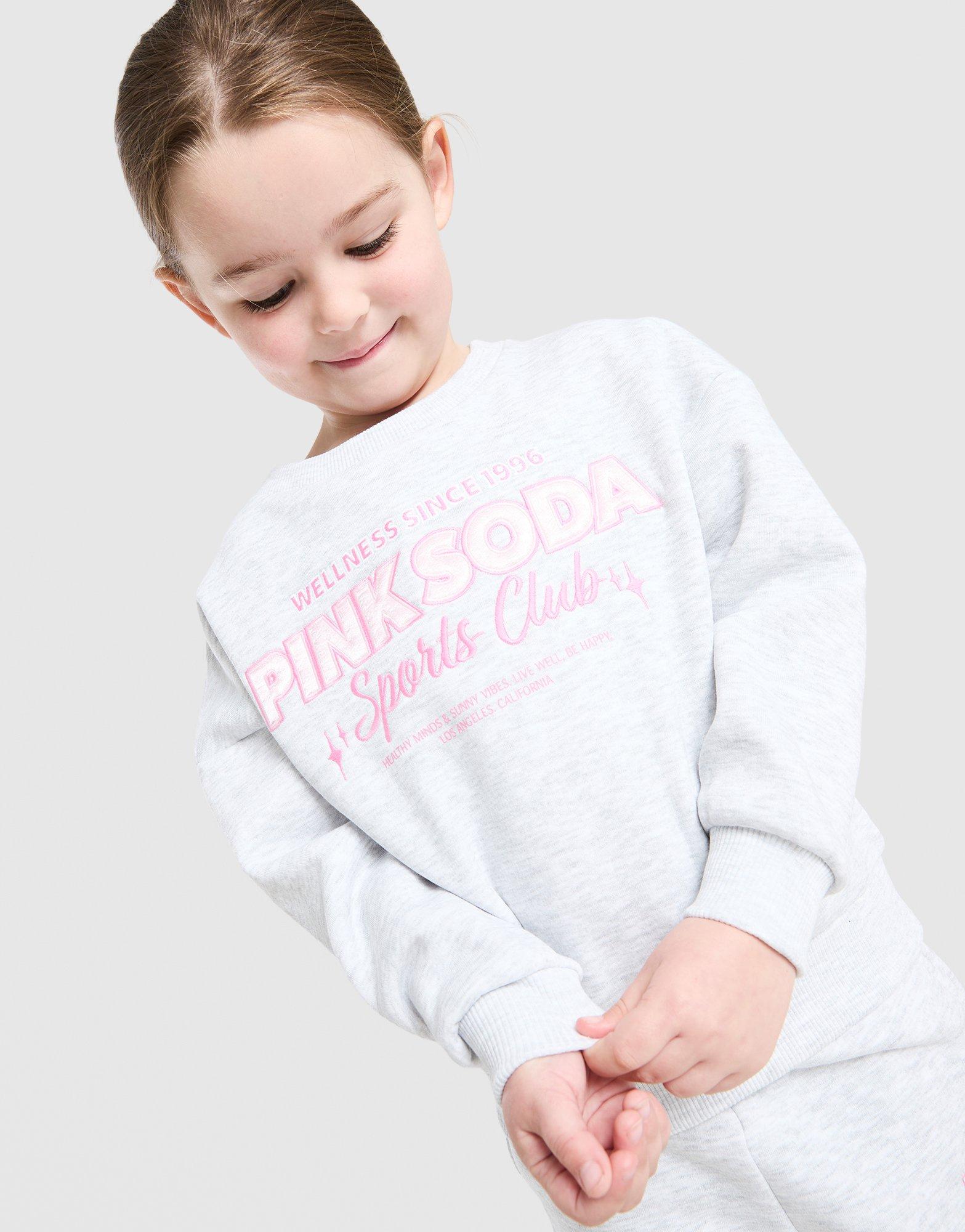 Pink Soda Sport Girls' Holiday Crew Sweatshirt Set Children