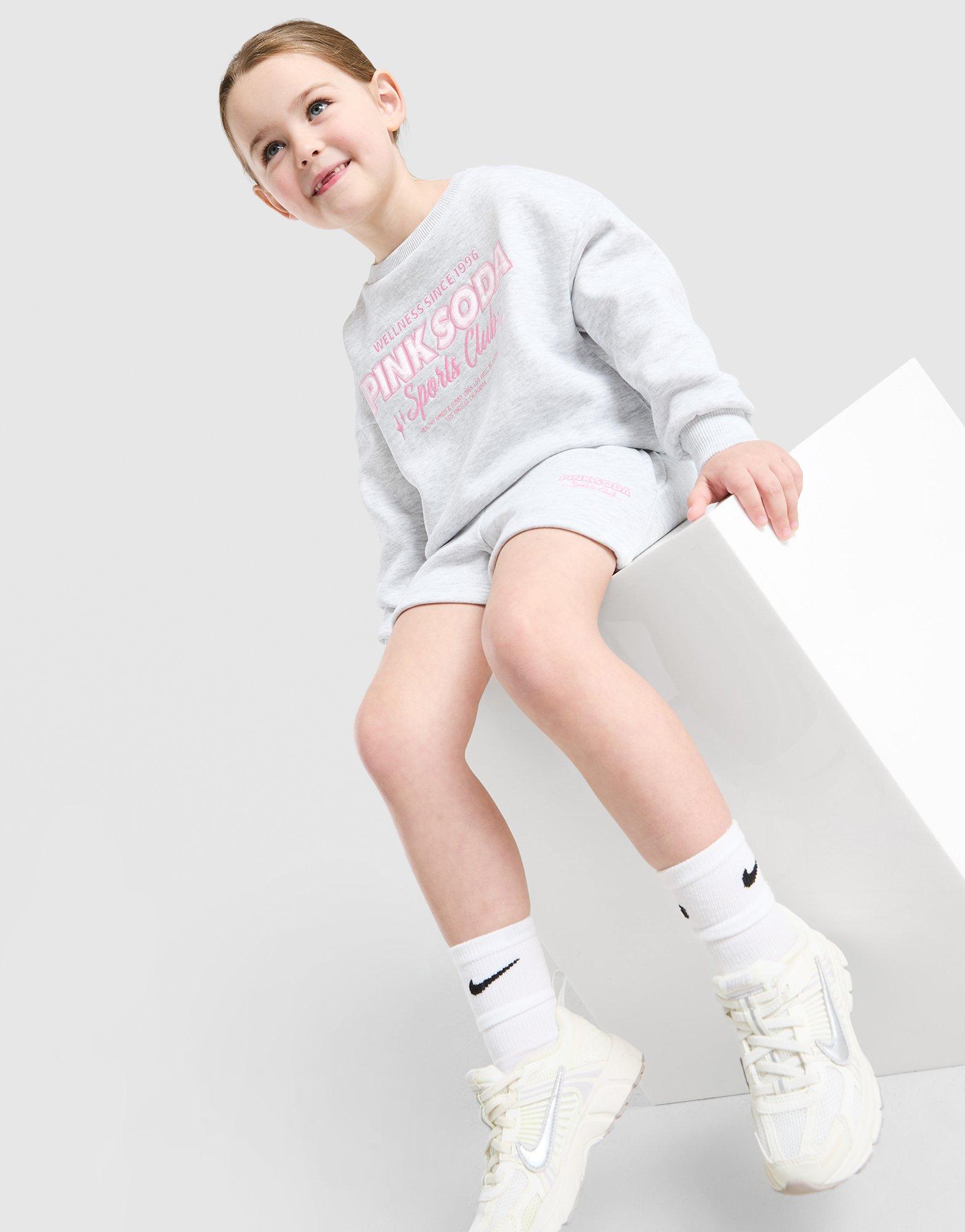 Pink Soda Sport Girls' Holiday Crew Sweatshirt Set Children