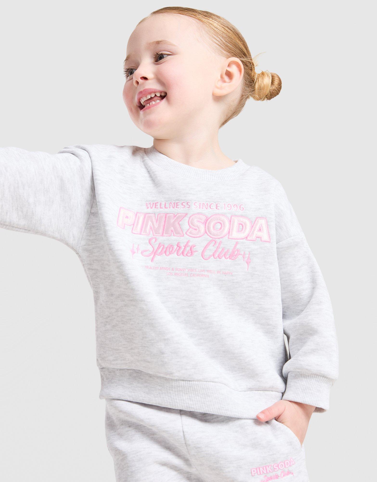 Pink Soda Sport Girls' Holiday Crew Sweatshirt/Shorts Set Infant