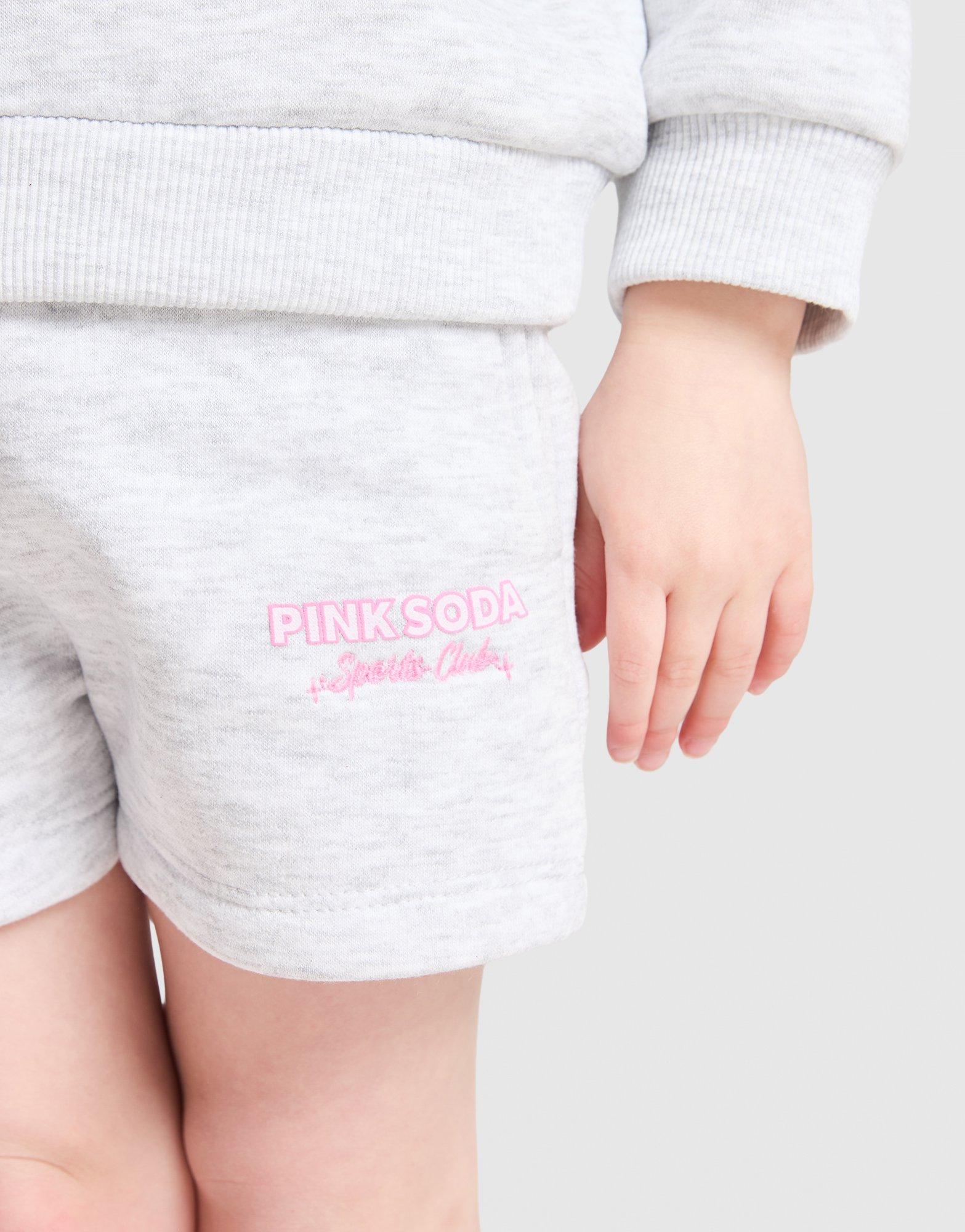 Pink Soda Sport Girls' Holiday Crew Sweatshirt/Shorts Set Infant