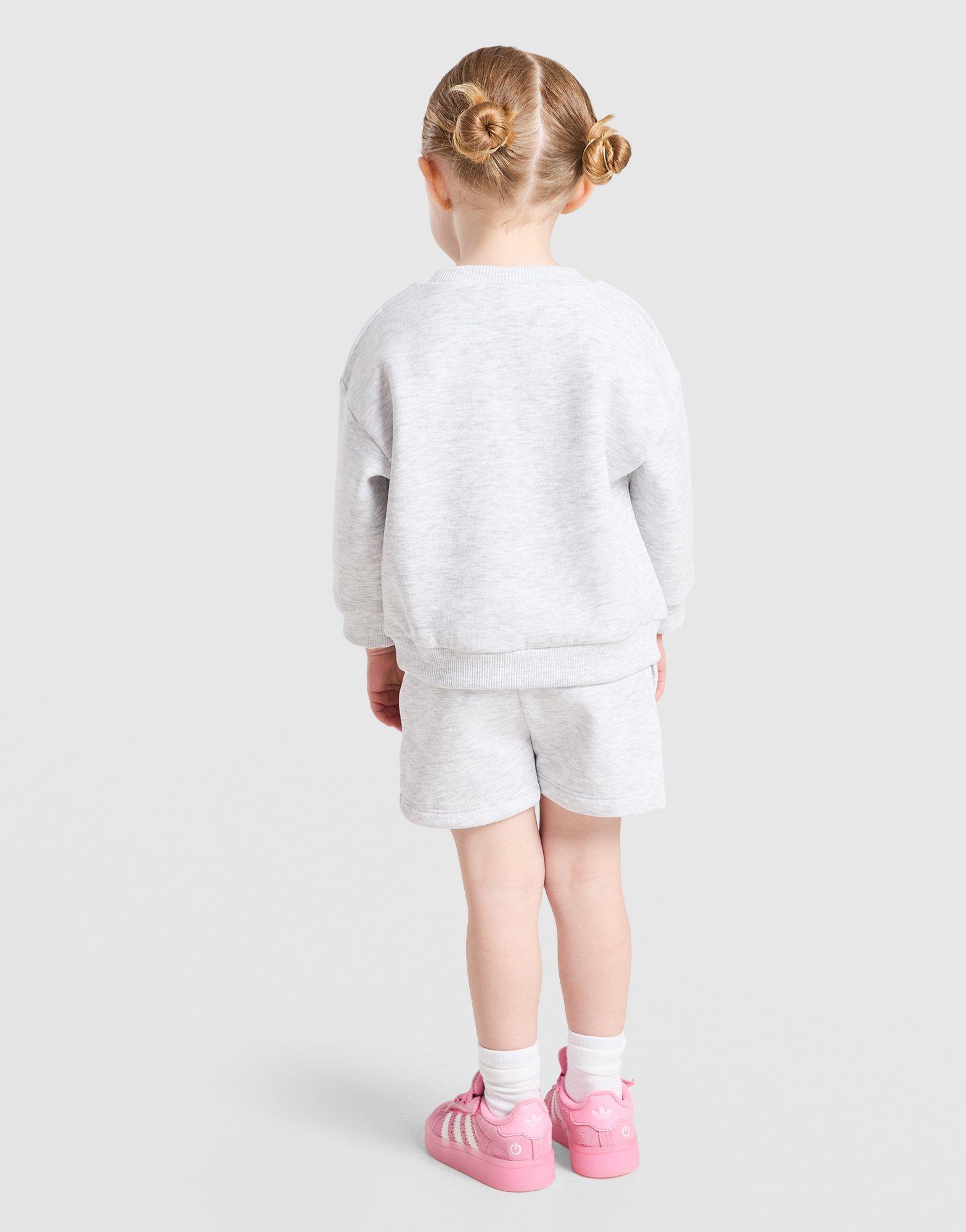 Pink Soda Sport Girls' Holiday Crew Sweatshirt/Shorts Set Infant