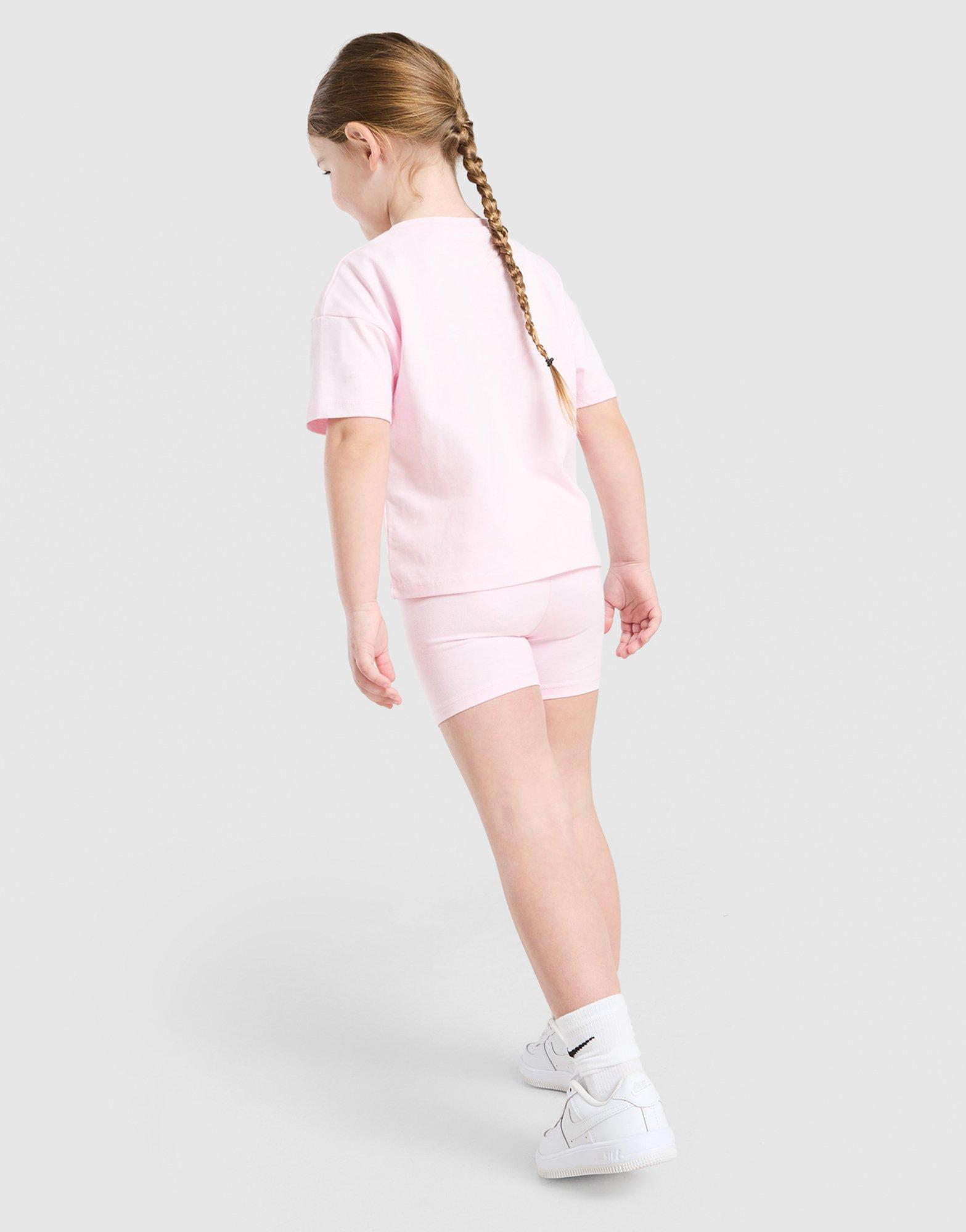 Pink Soda Sport Girls' Bow T-Shirt/Shorts Set Children