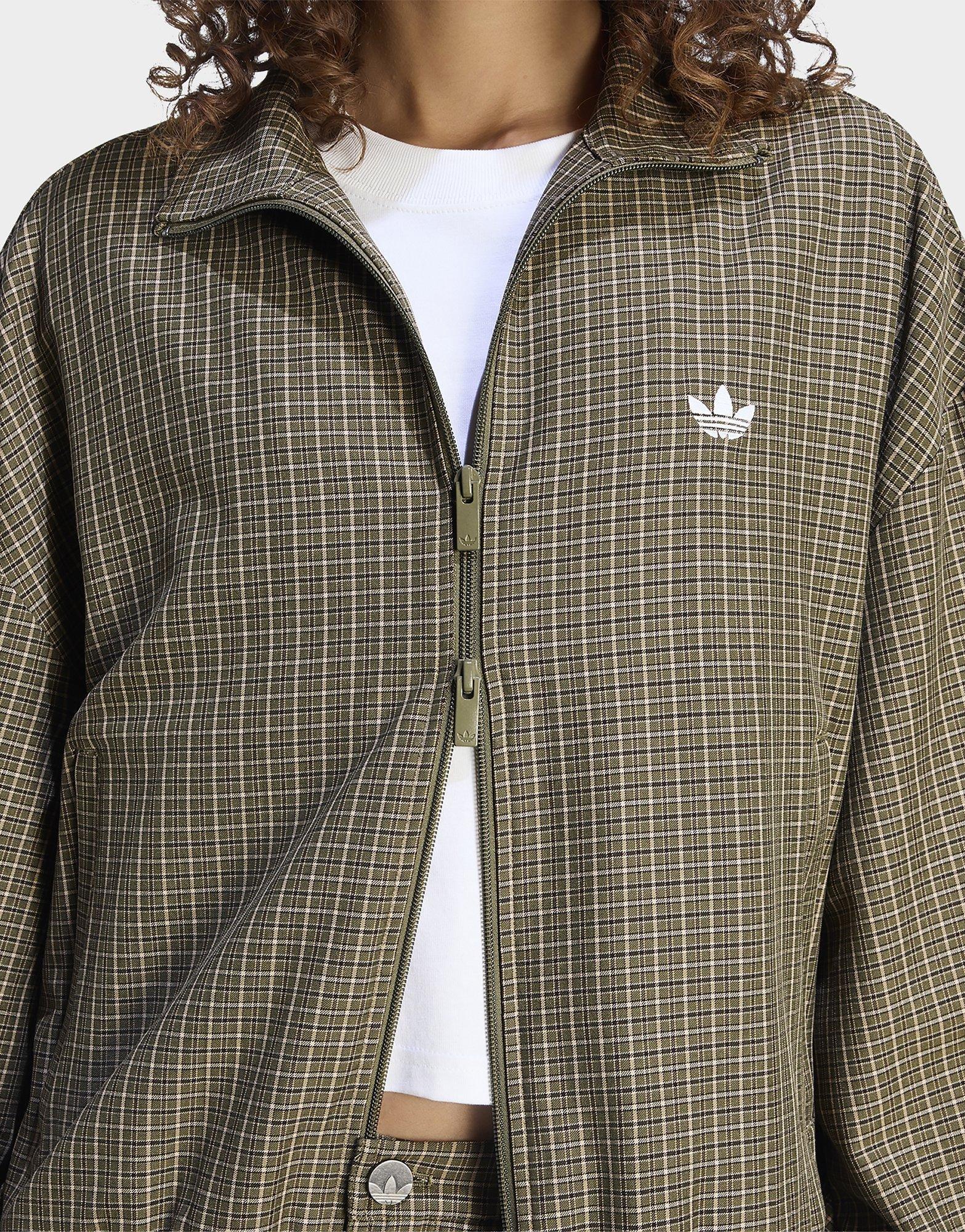 adidas Originals 3-Stripes Checks Tartan Track Top