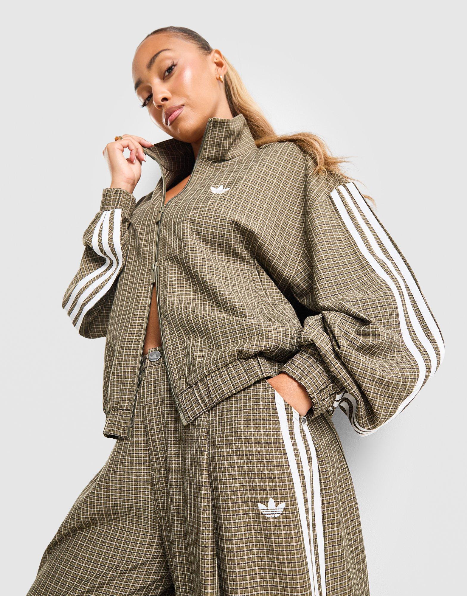 adidas Originals 3-Stripes Checks Tartan Track Top