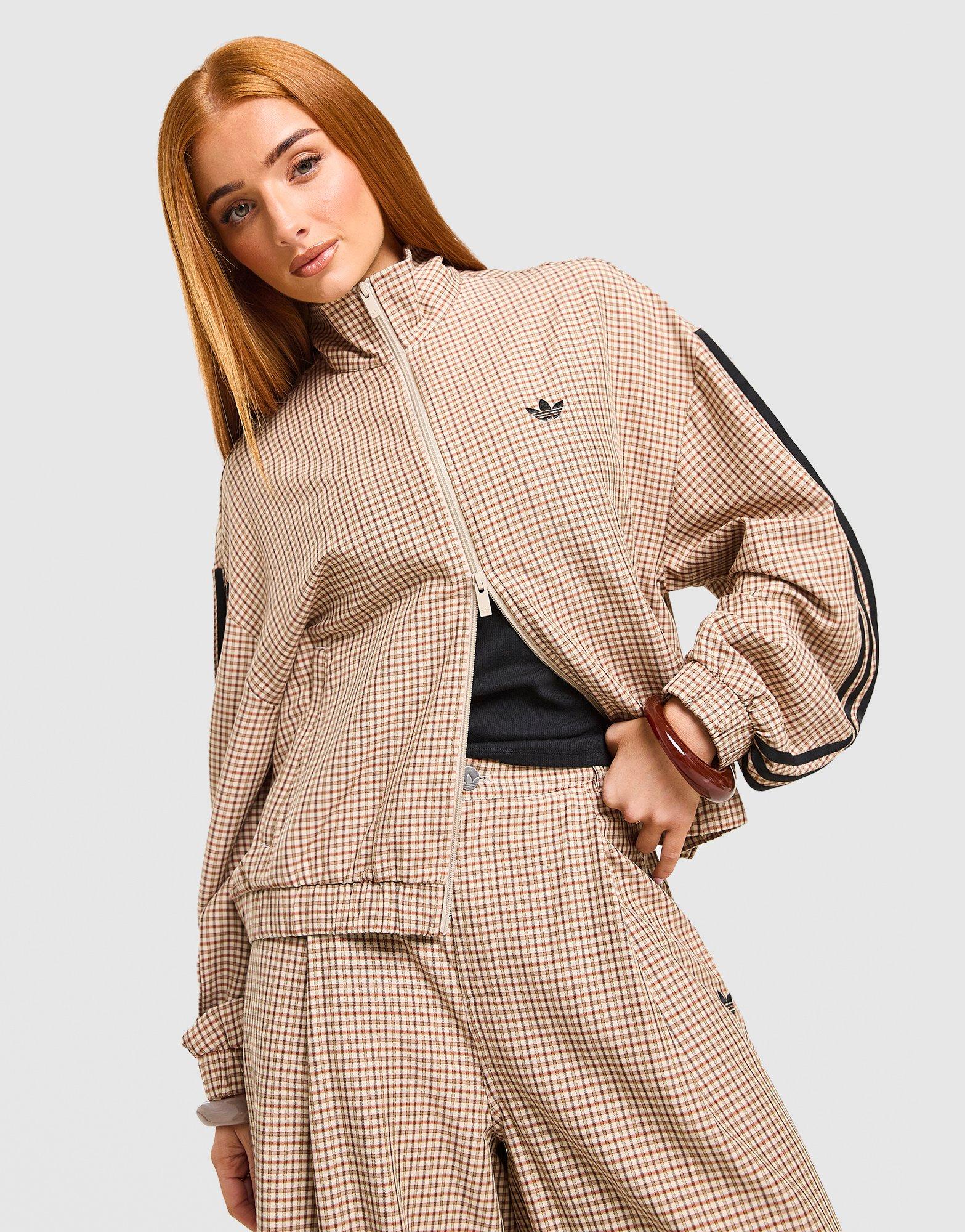adidas Originals 3-Stripes Checks Tartan Track Top