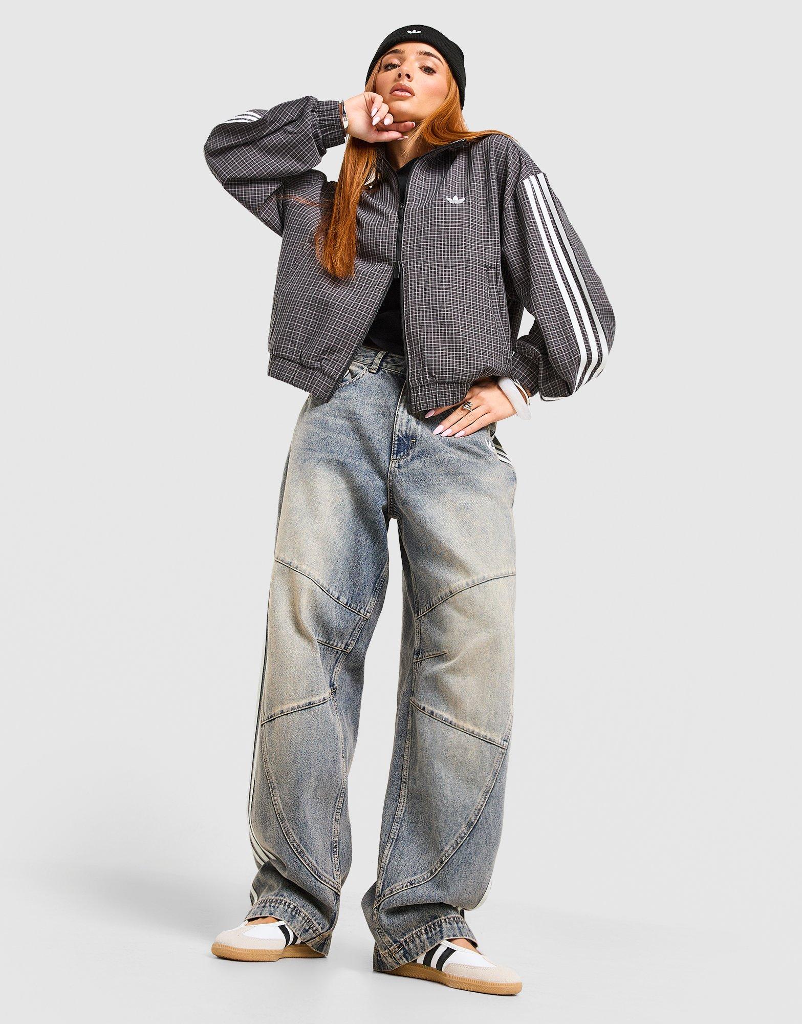 adidas Originals 3-Stripes Checks Tartan Track Top