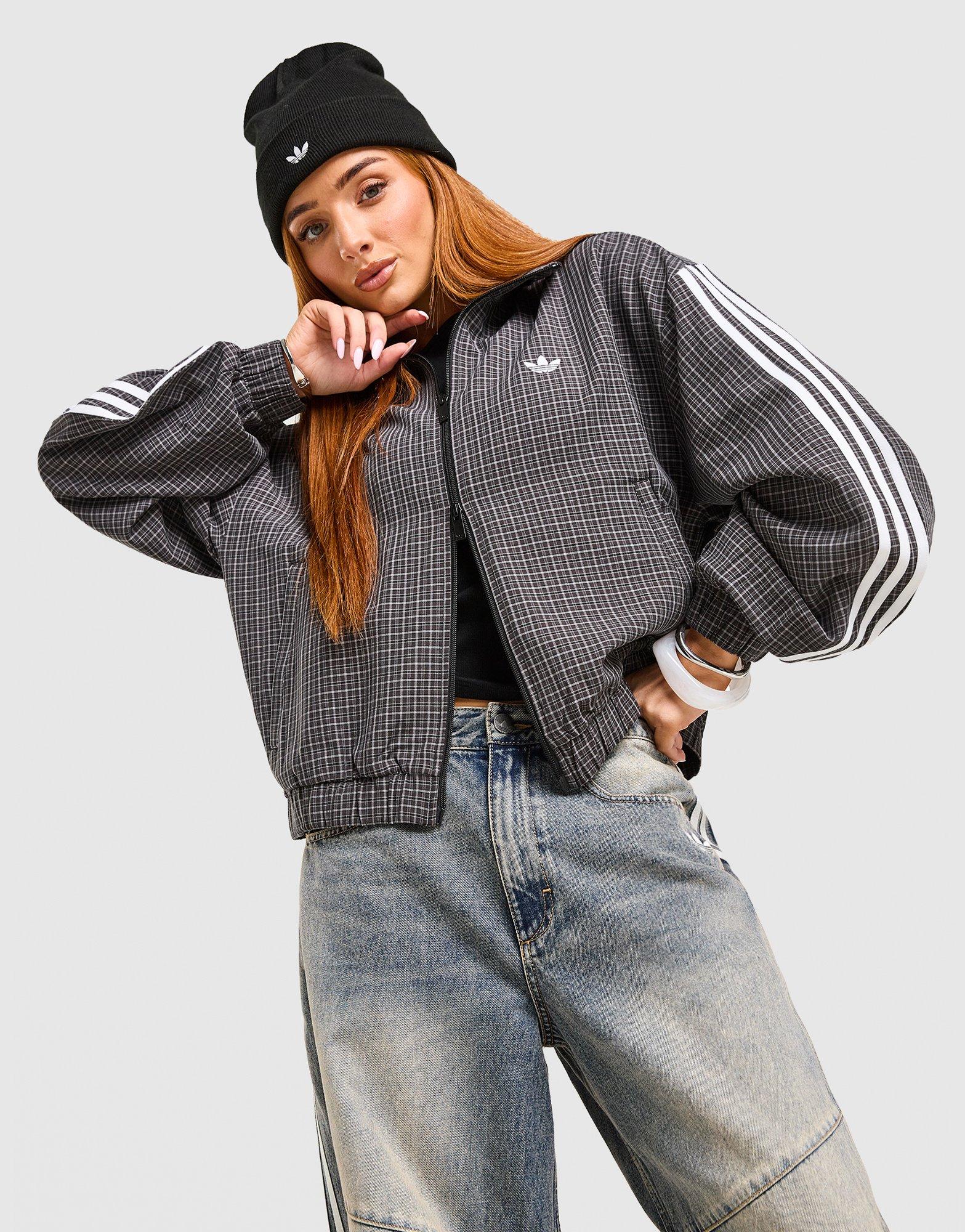 adidas Originals Veste de survêtement 3-Stripes Checks Tartan