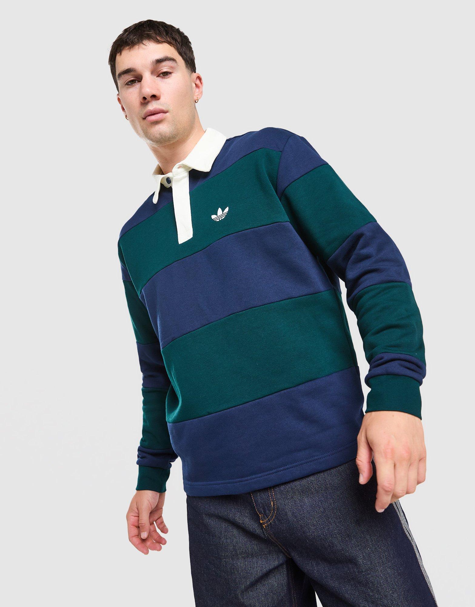 adidas Originals Long Sleeve Rugby Crew Sweatshirt