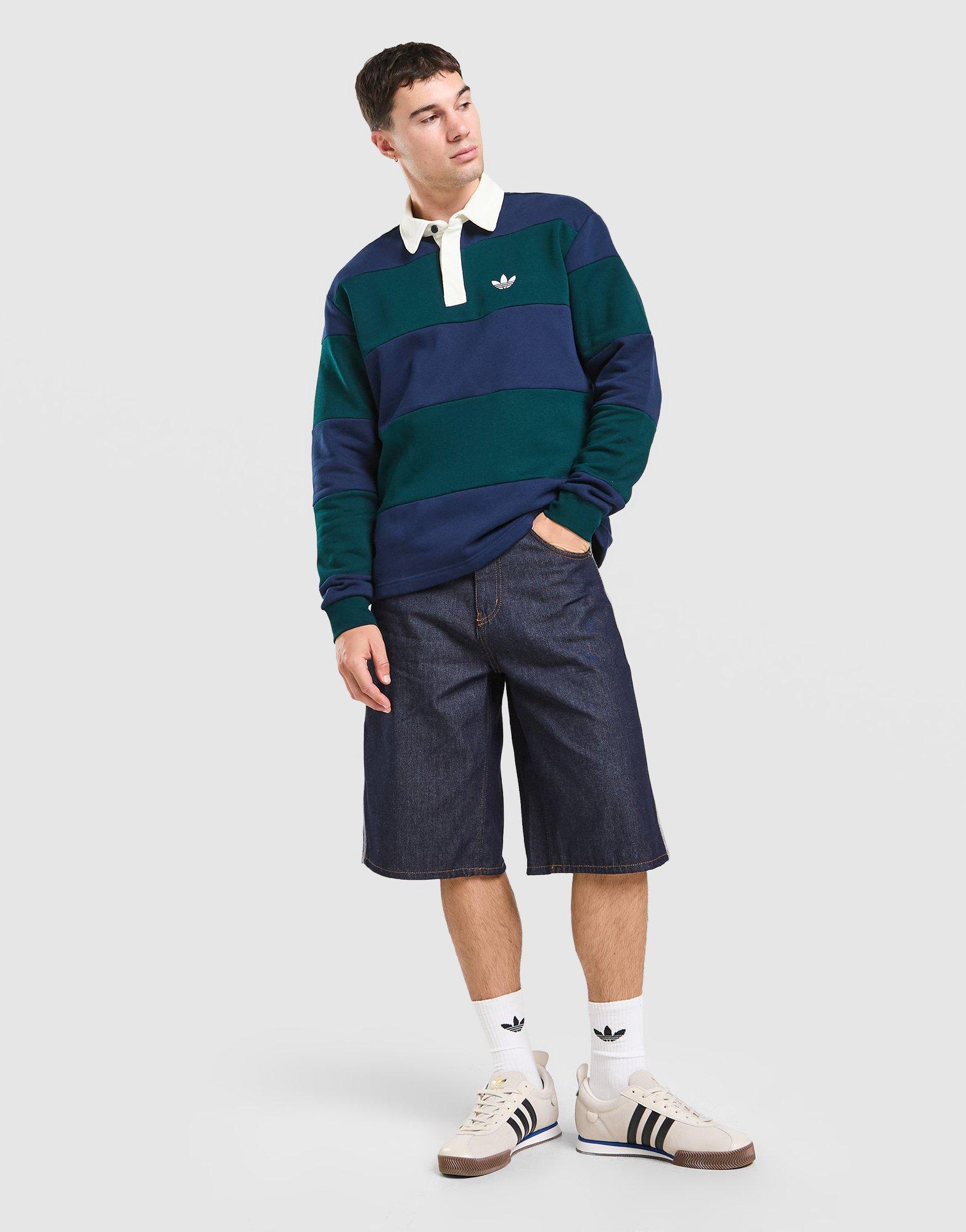adidas Originals Long Sleeve Rugby Crew Sweatshirt