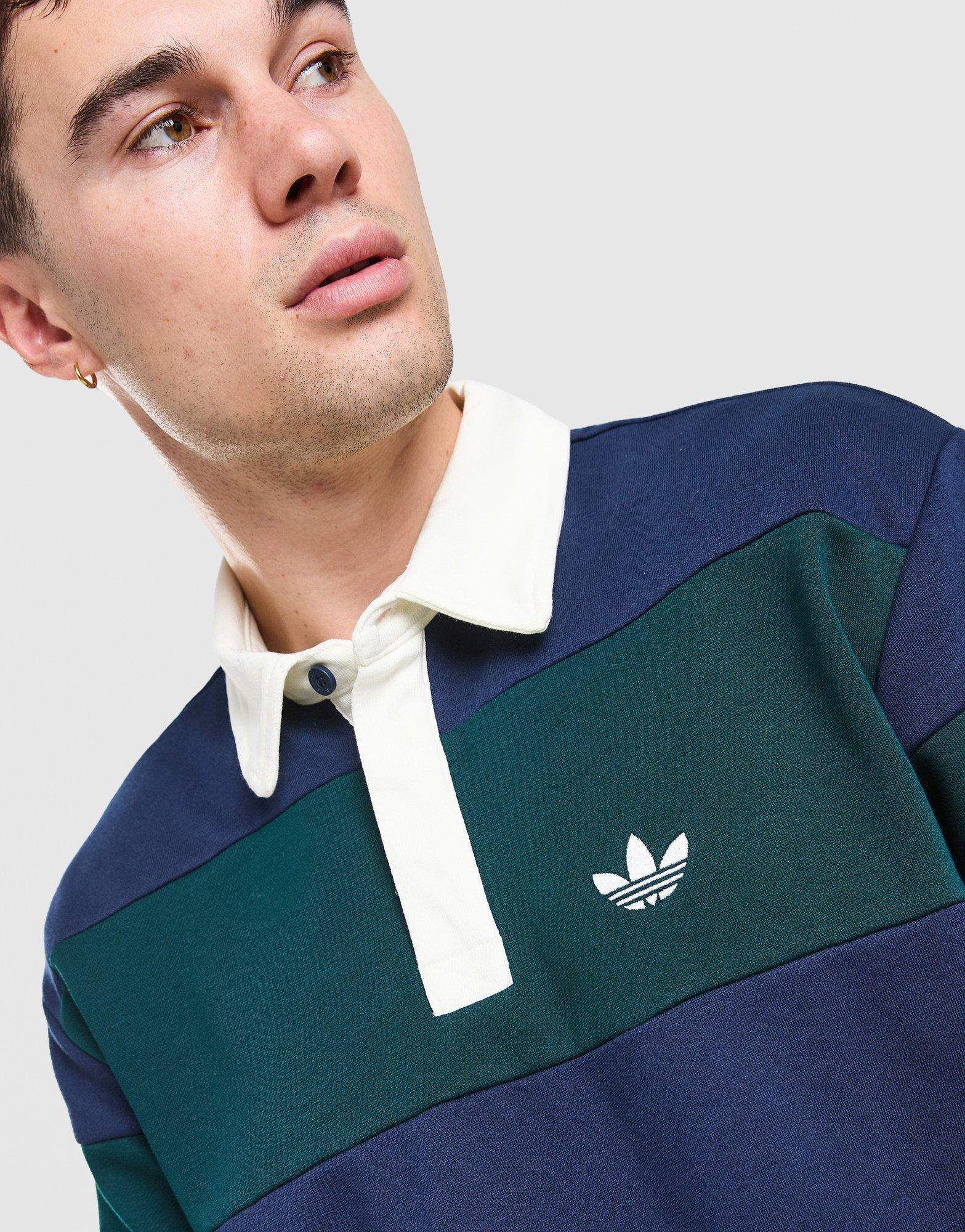 adidas Originals Long Sleeve Rugby Crew Sweatshirt
