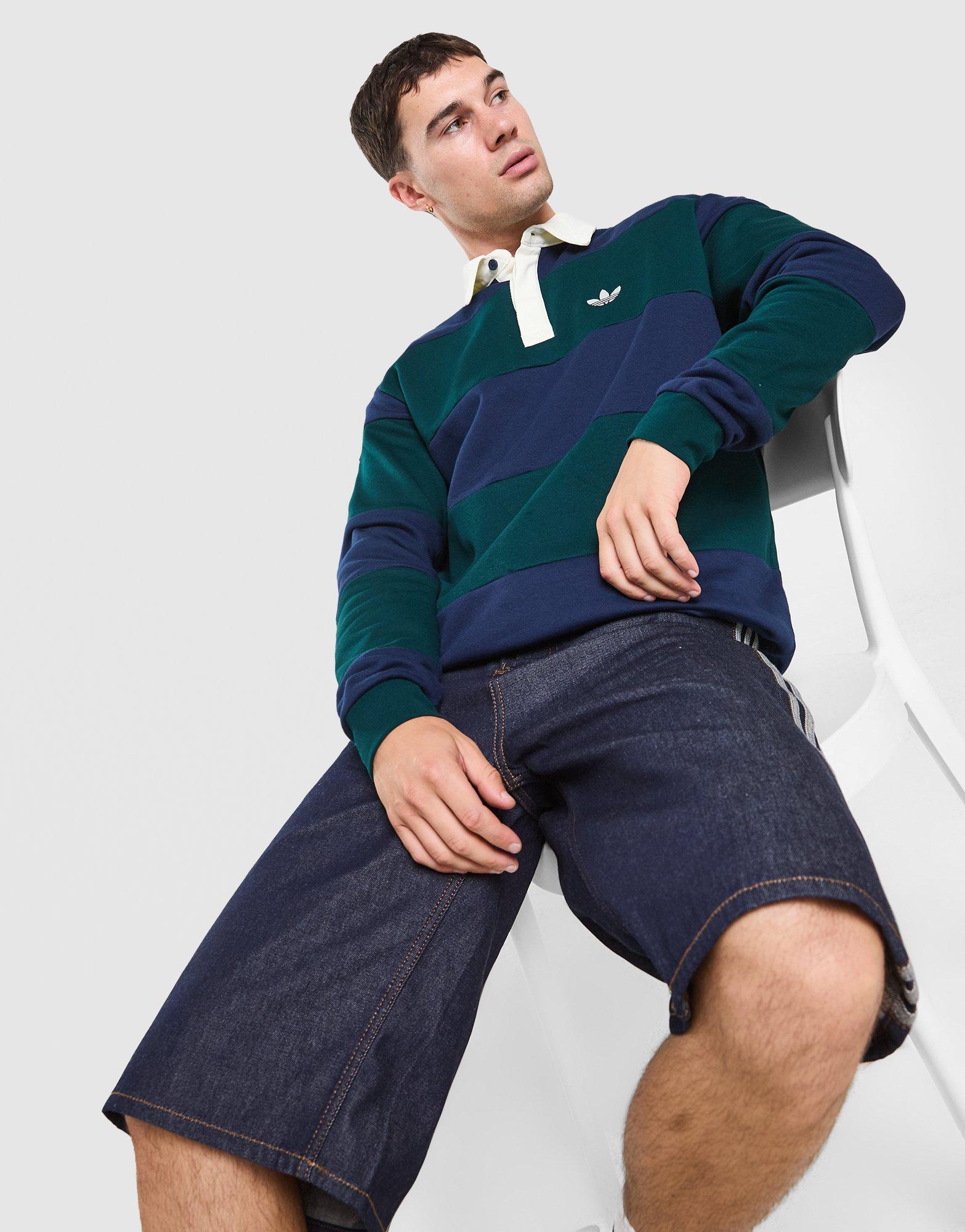 adidas Originals Long Sleeve Rugby Crew Sweatshirt