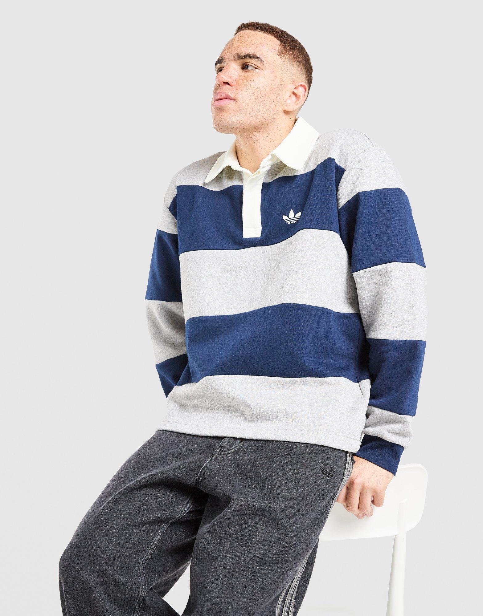 adidas Originals Long Sleeve Rugby Crew Sweatshirt