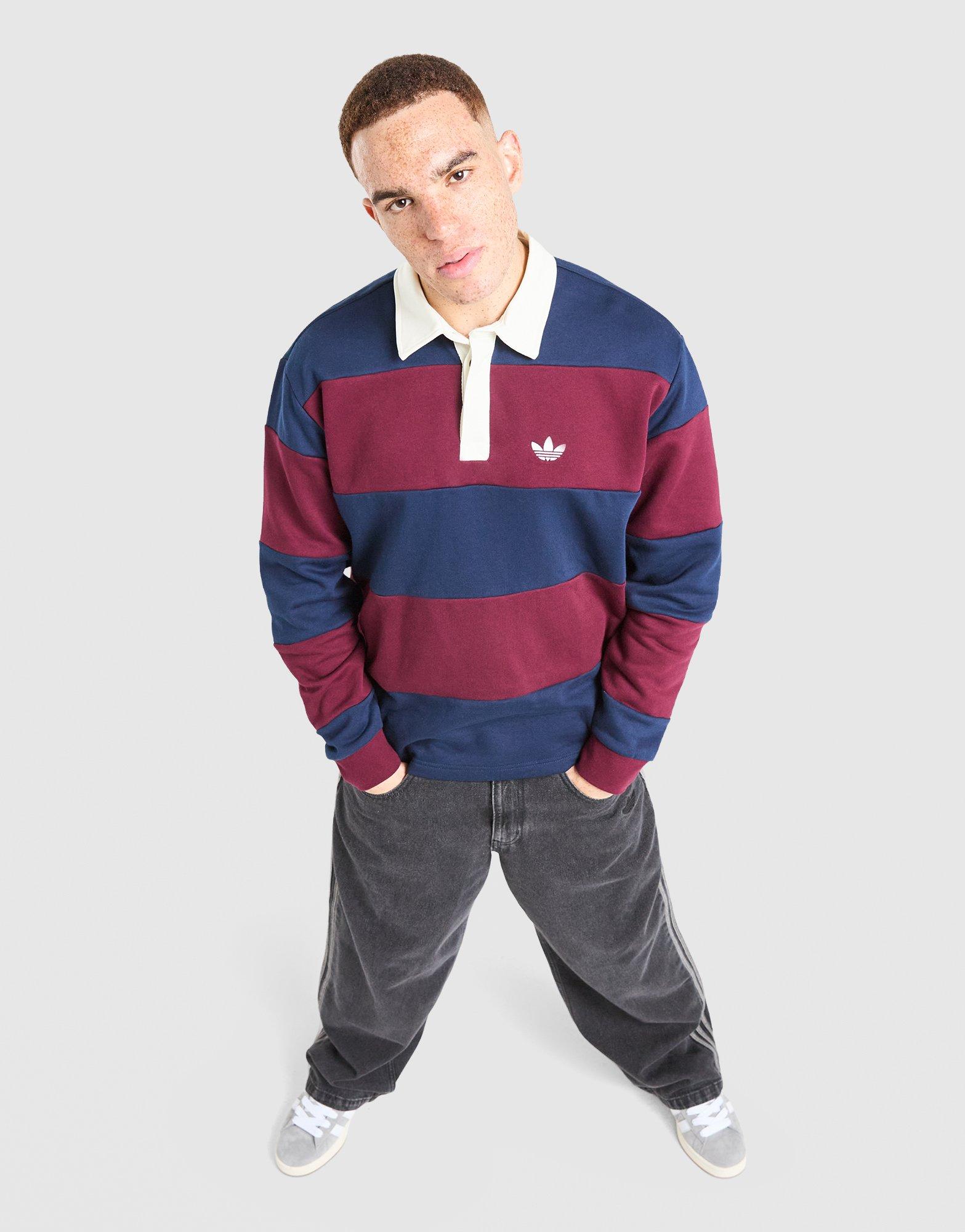 adidas Originals Long Sleeve Rugby Crew Sweatshirt