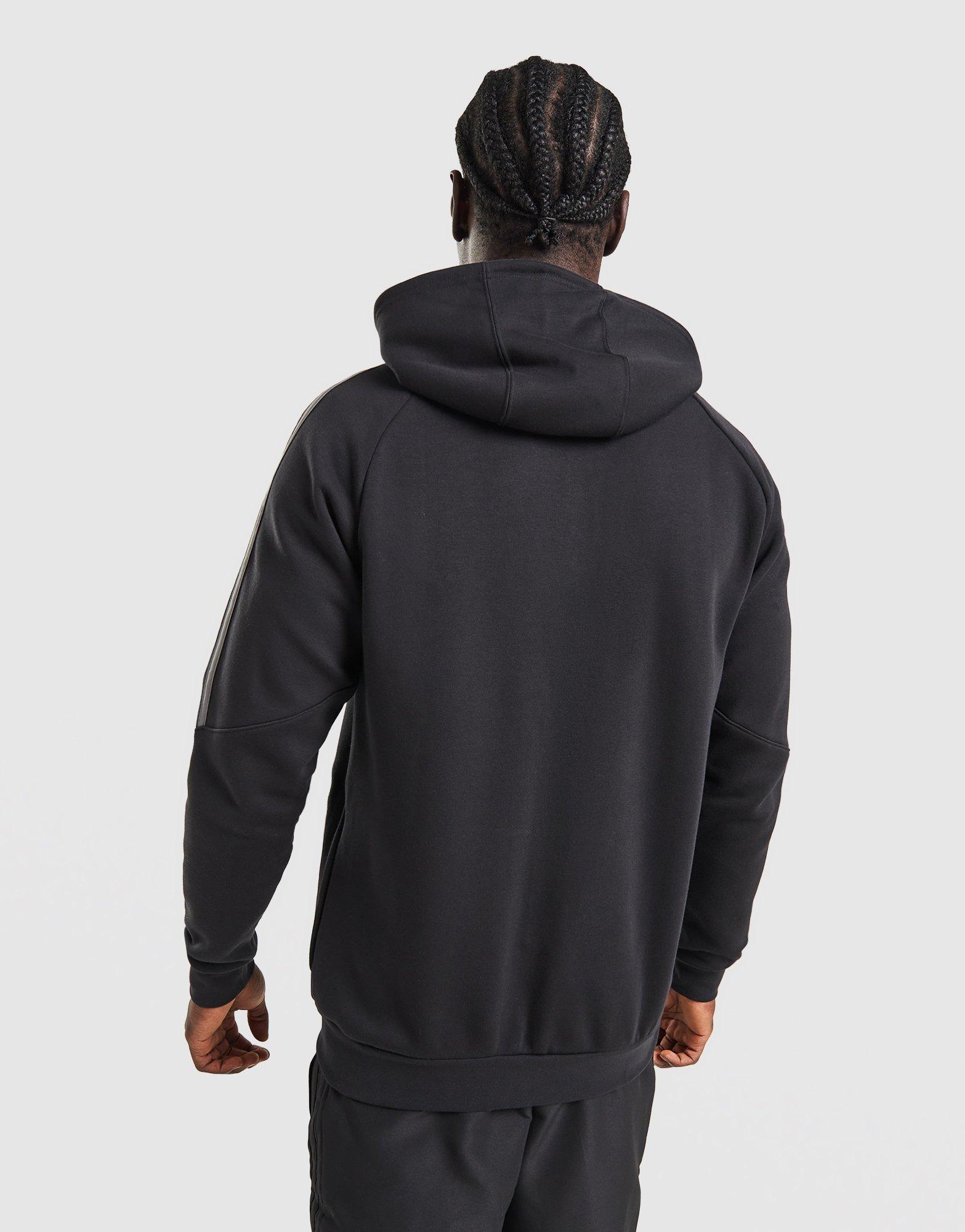 adidas Tiro Essentials 3-Stripes Full Zip Hoodie