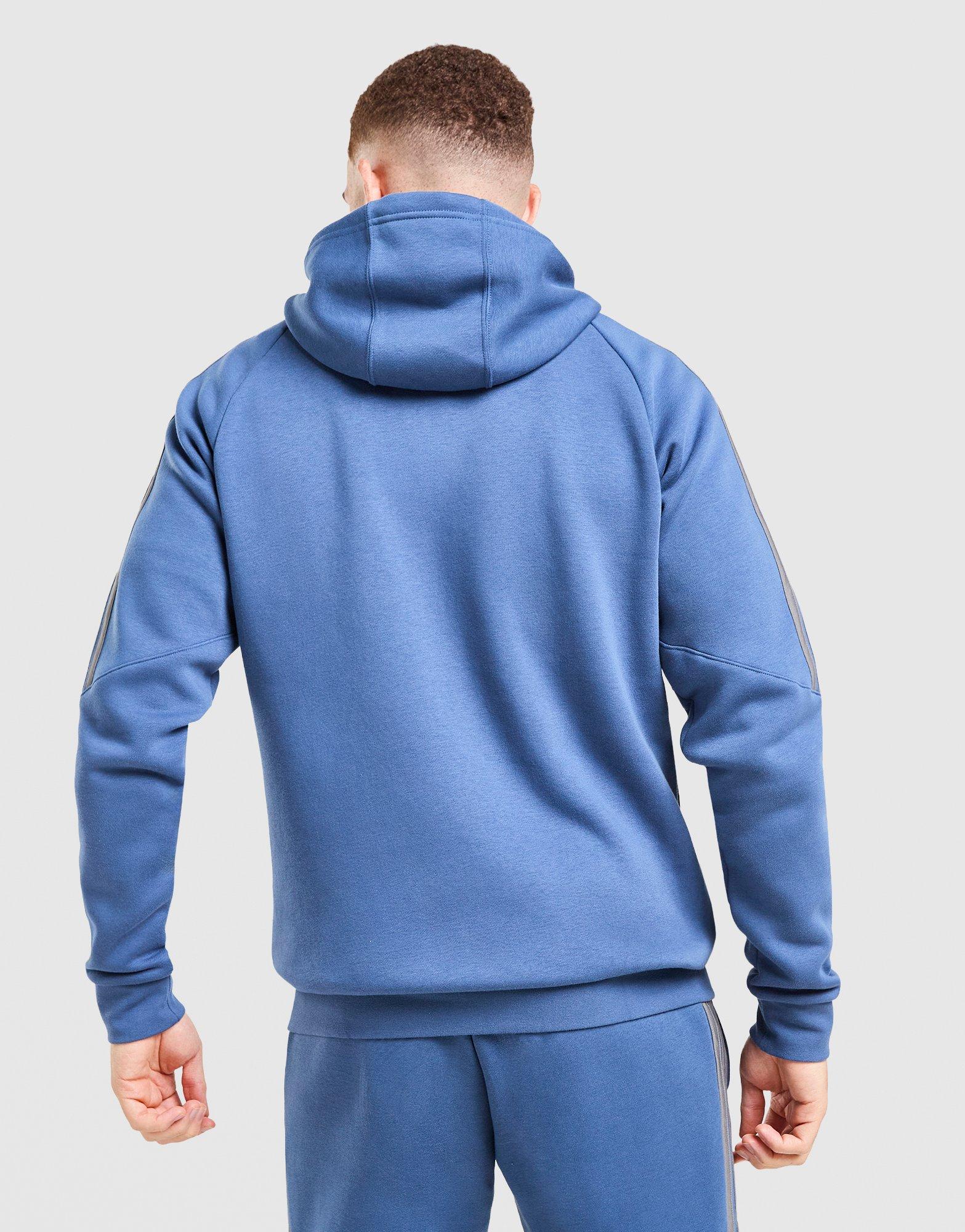 adidas Tiro Essentials 3-Stripes Full Zip Hoodie