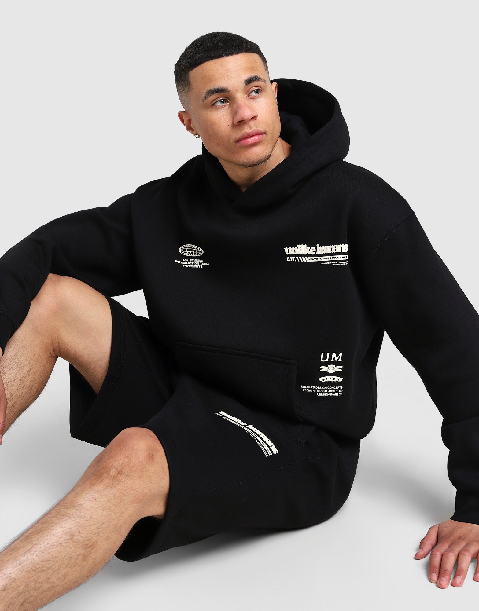 Black Unlike Humans Highgrade Hoodie | JD Sports UK