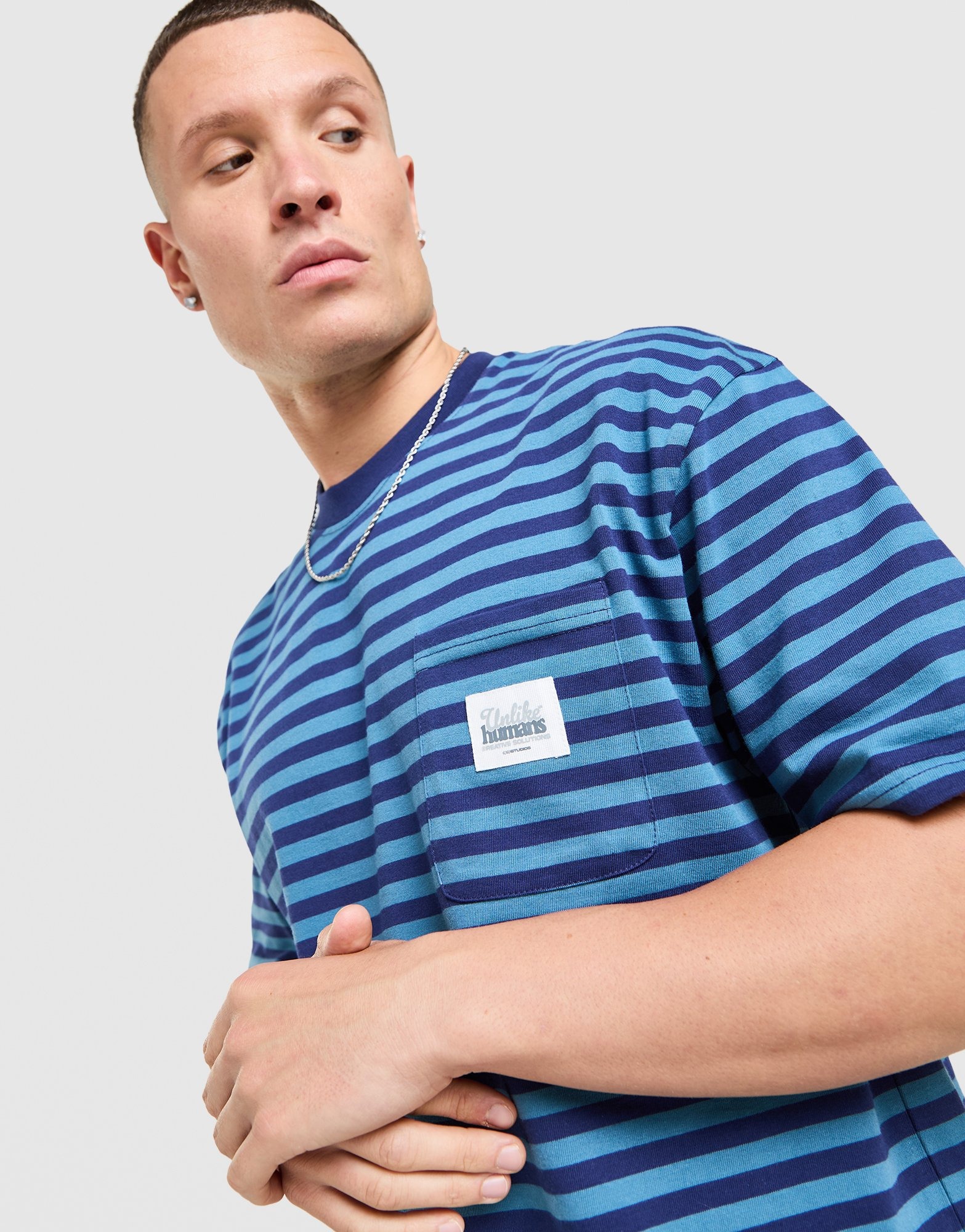 【ブルー（44）】Varsity Paneled Relaxed SS Tee The Relaxed Varsity Tee in Vintage Jersey | Madewell