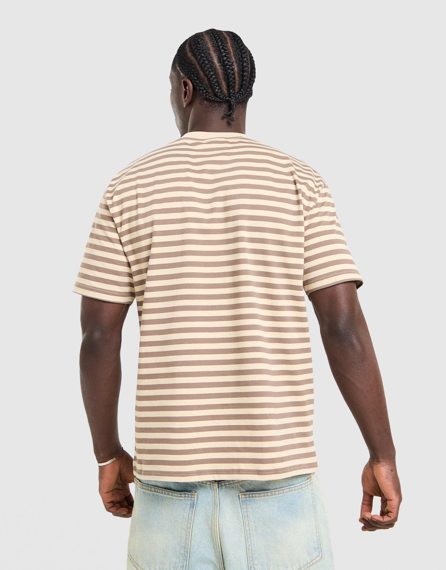 Unlike Humans Wells Stripe Pocket T-Shirt