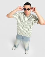 Unlike Humans Camiseta Wells Stripe Pocket