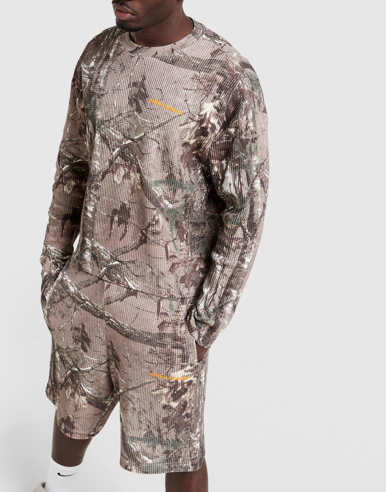 Unlike Humans Lua Waffle Realtree Shorts