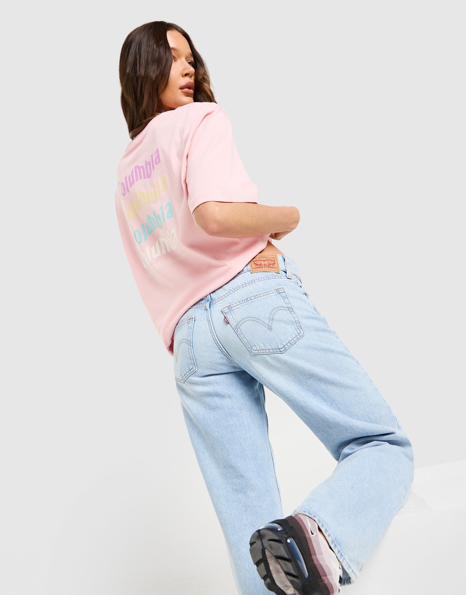 Pink Columbia Wave T-Shirt - JD Sports Global