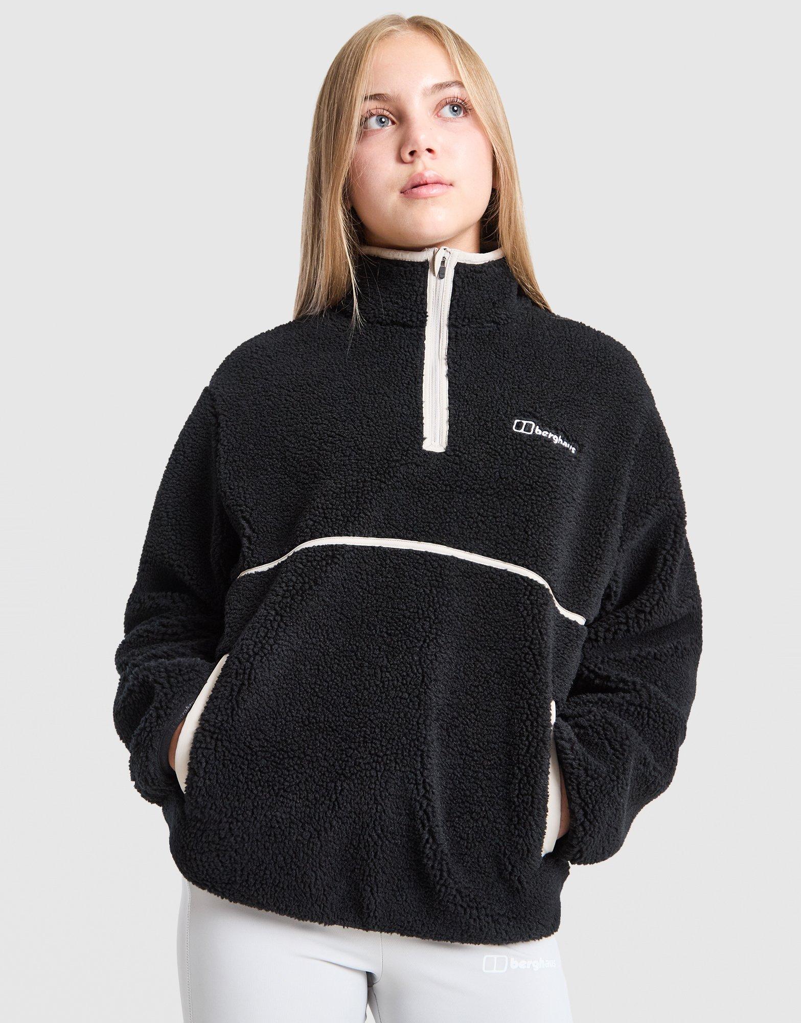 Berghaus Girls' 1/2 Zip Fleece Sweatshirt Junior