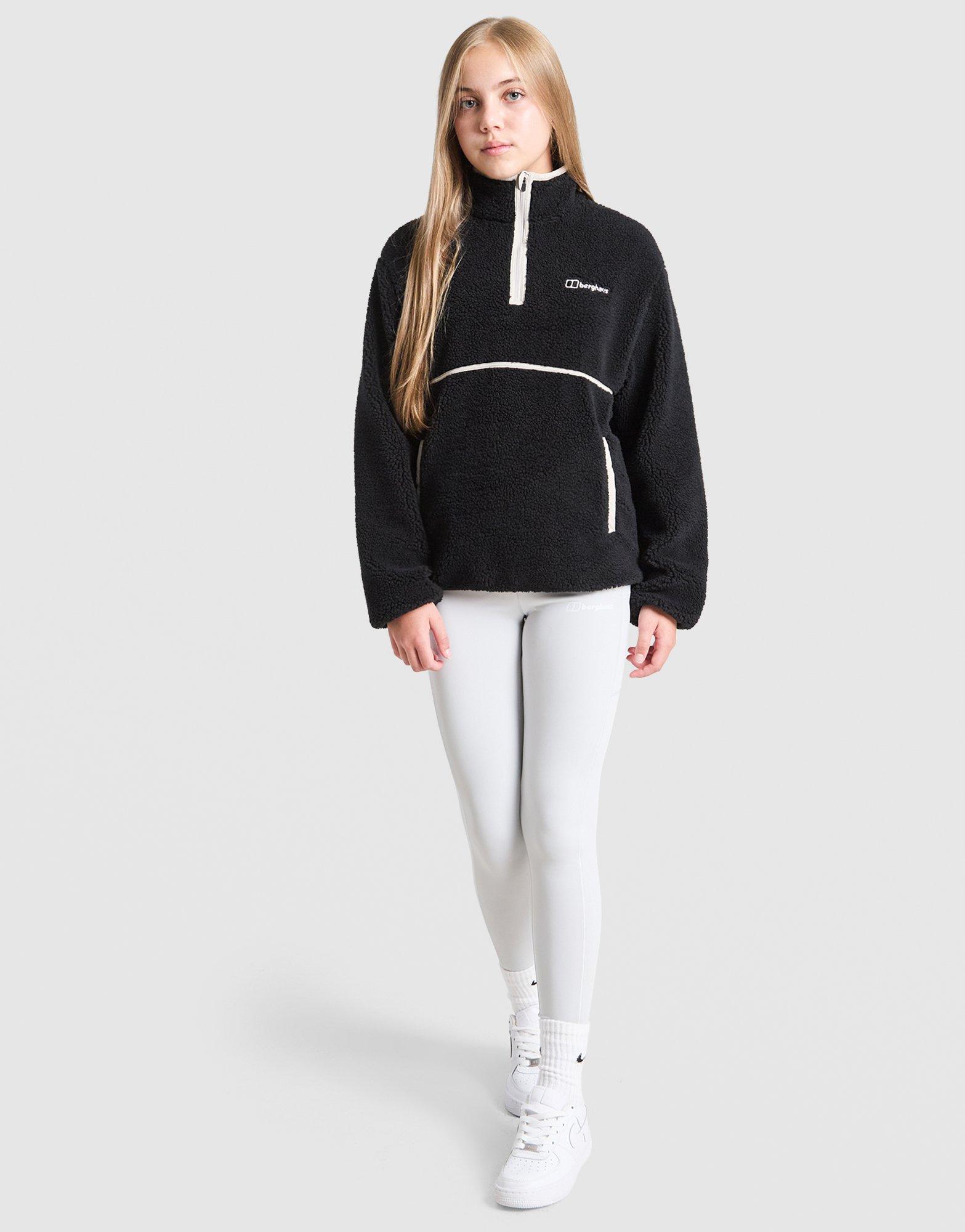 Berghaus Girls' 1/2 Zip Fleece Sweatshirt Junior