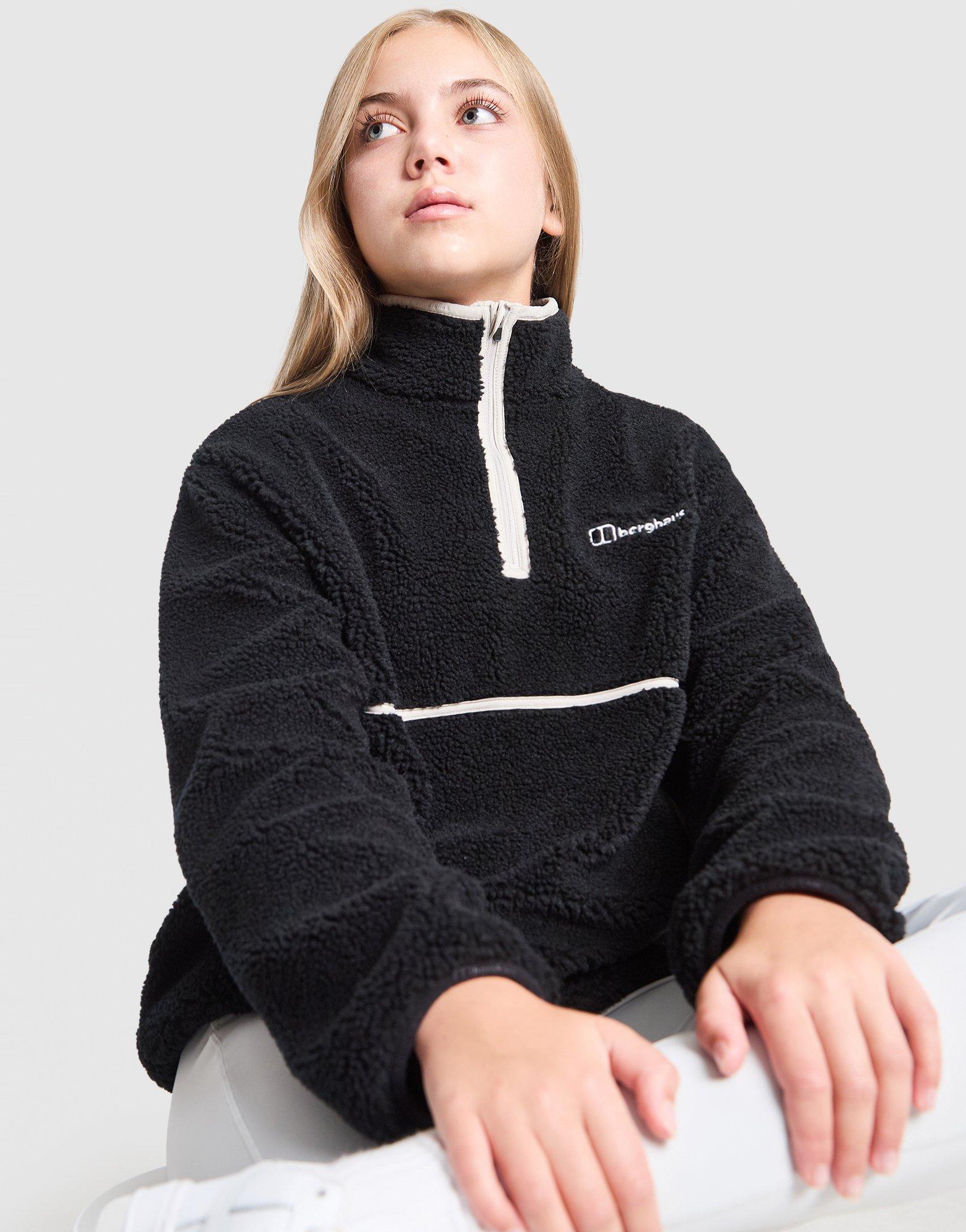 Berghaus Girls' 1/2 Zip Fleece Sweatshirt Junior