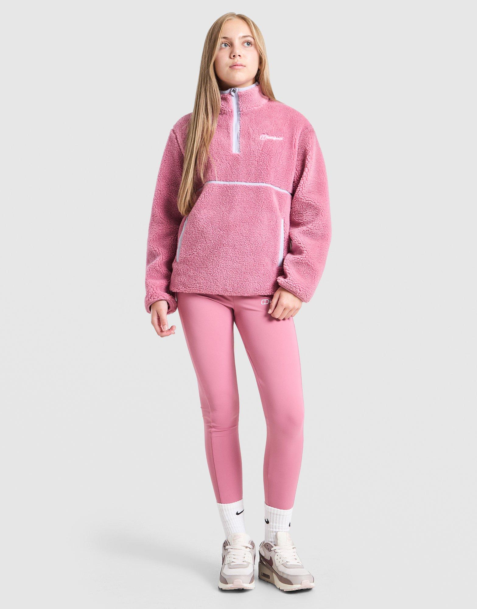 Berghaus Girls' 1/2 Zip Fleece Sweatshirt Junior