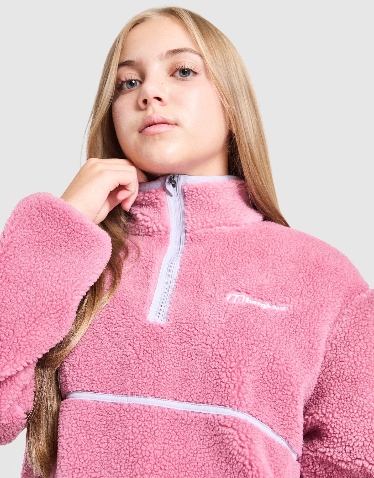 Berghaus Girls' 1/2 Zip Fleece Sweatshirt Junior