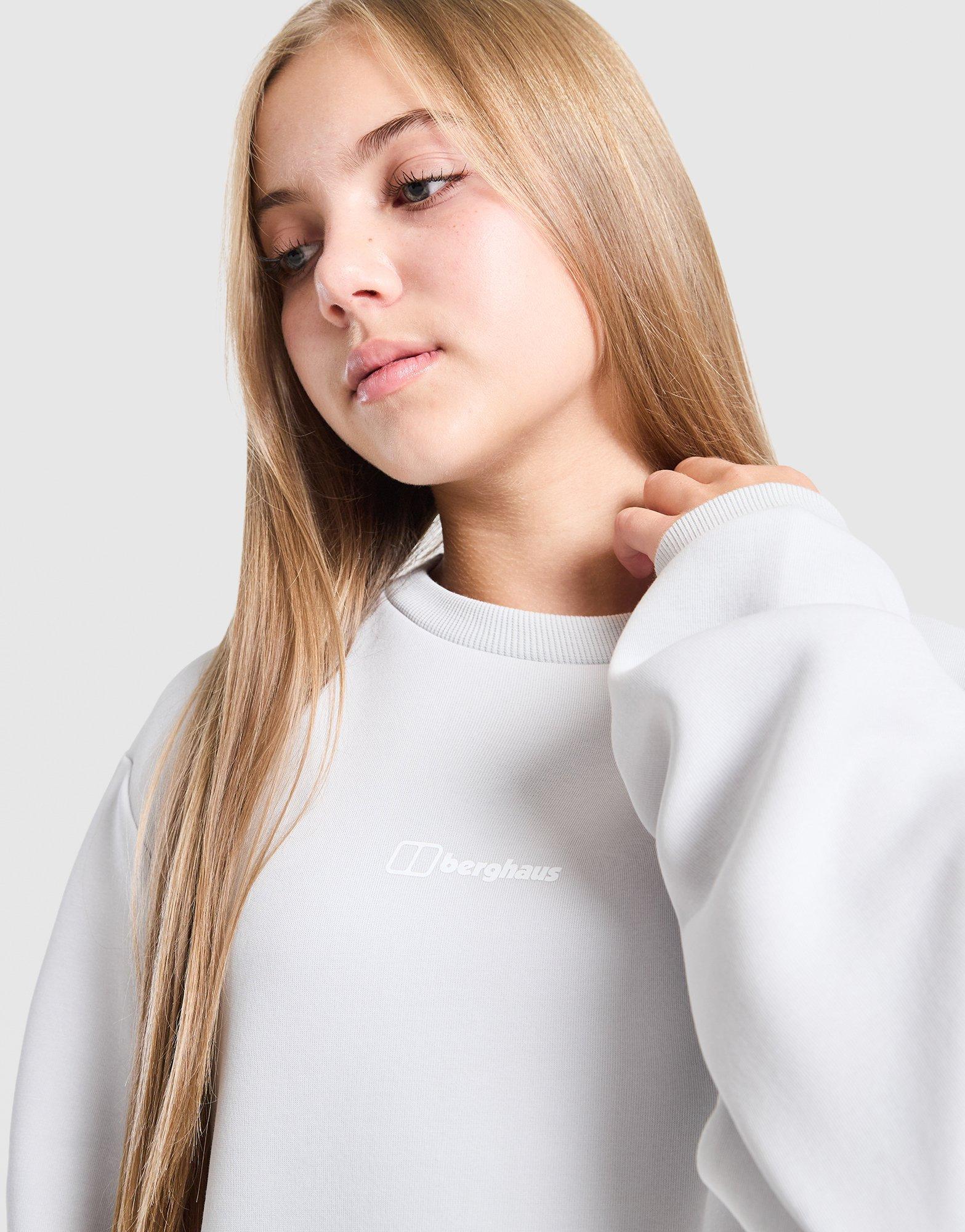 Berghaus Girls' Pace Fleece Crew Sweatshirt Junior