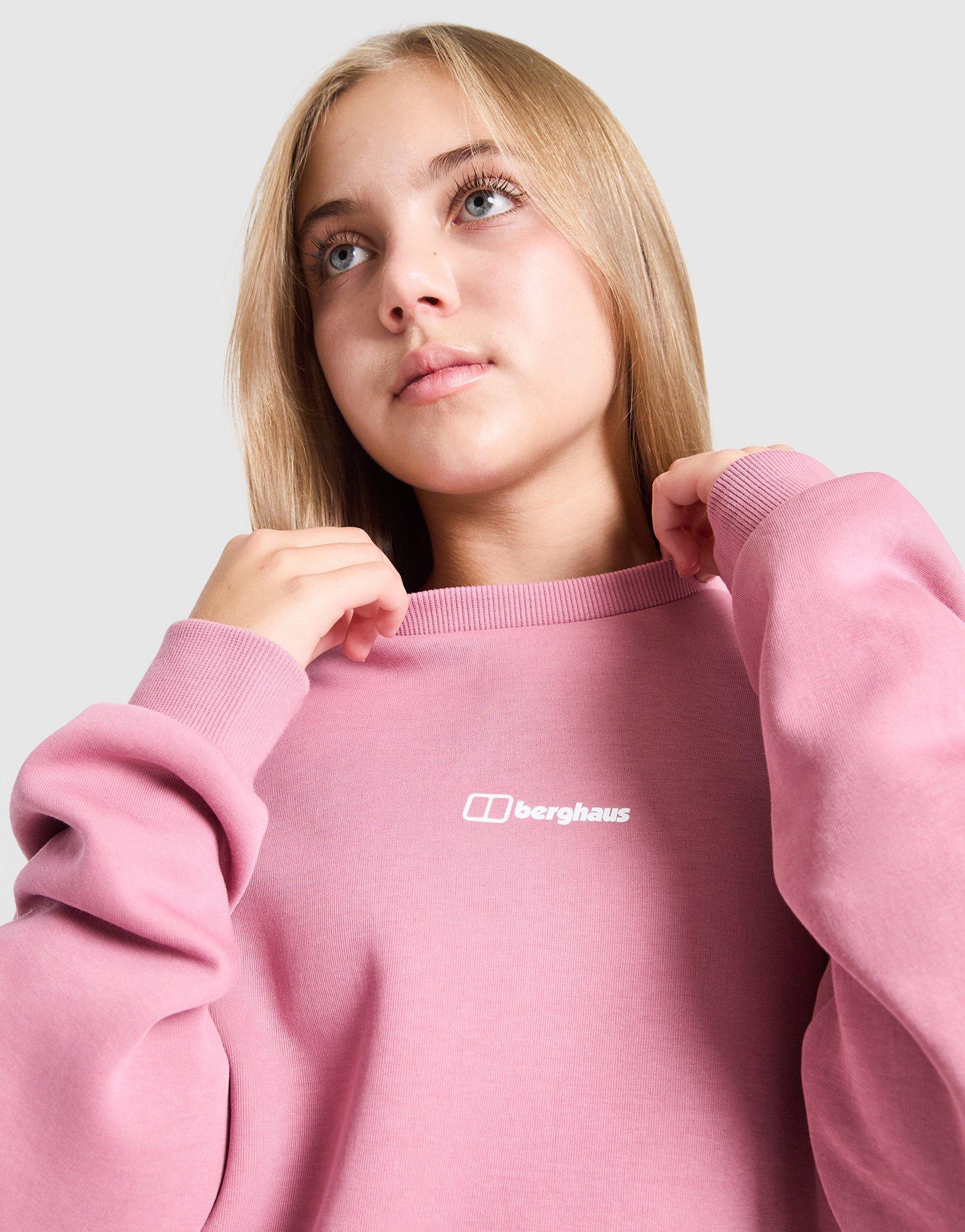 Berghaus Girls' Pace Fleece Crew Sweatshirt Junior