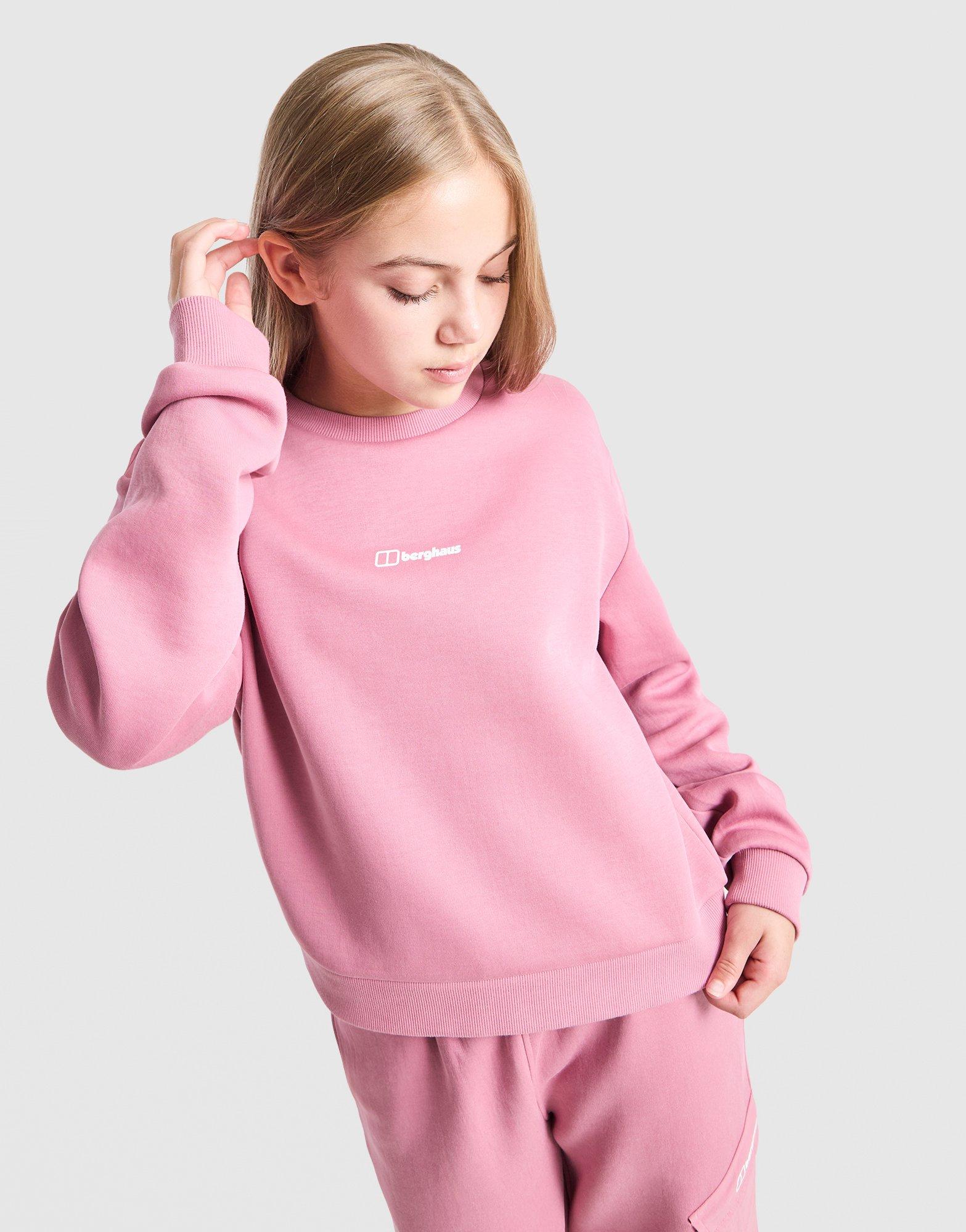 Berghaus Girls' Pace Fleece Crew Sweatshirt Junior