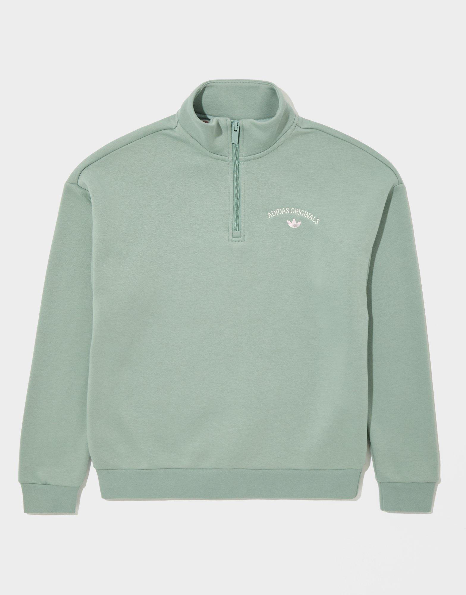 adidas Originals Girls' Varisty 1/4 Zip Sweatshirt Junior
