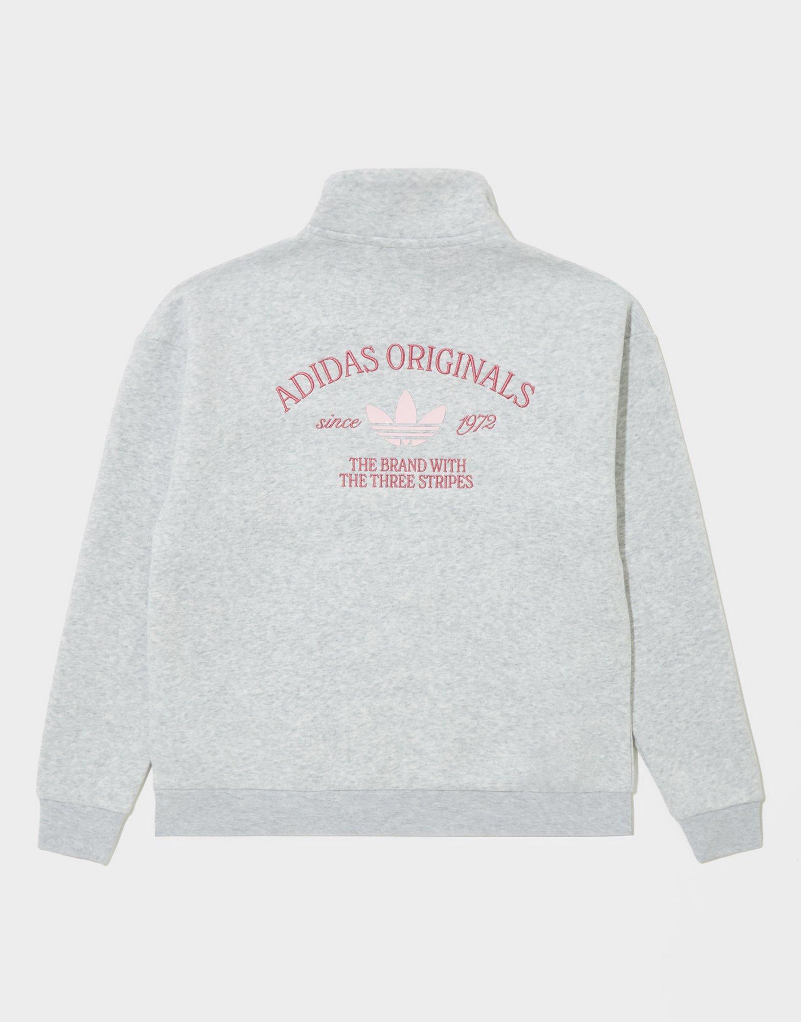 adidas Originals Girls' Varisty 1/4 Zip Sweatshirt Junior
