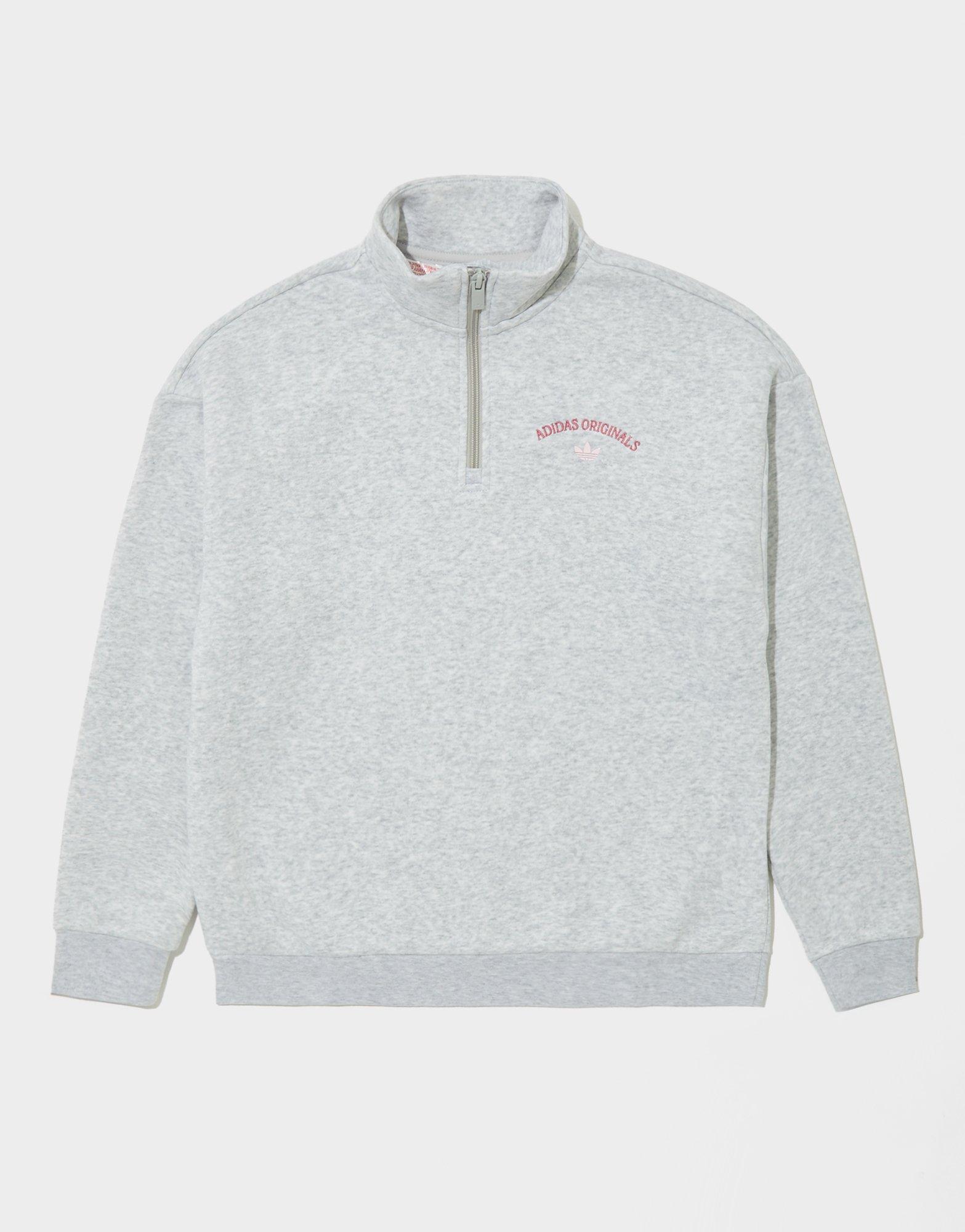 adidas Originals Girls' Varisty 1/4 Zip Sweatshirt Junior