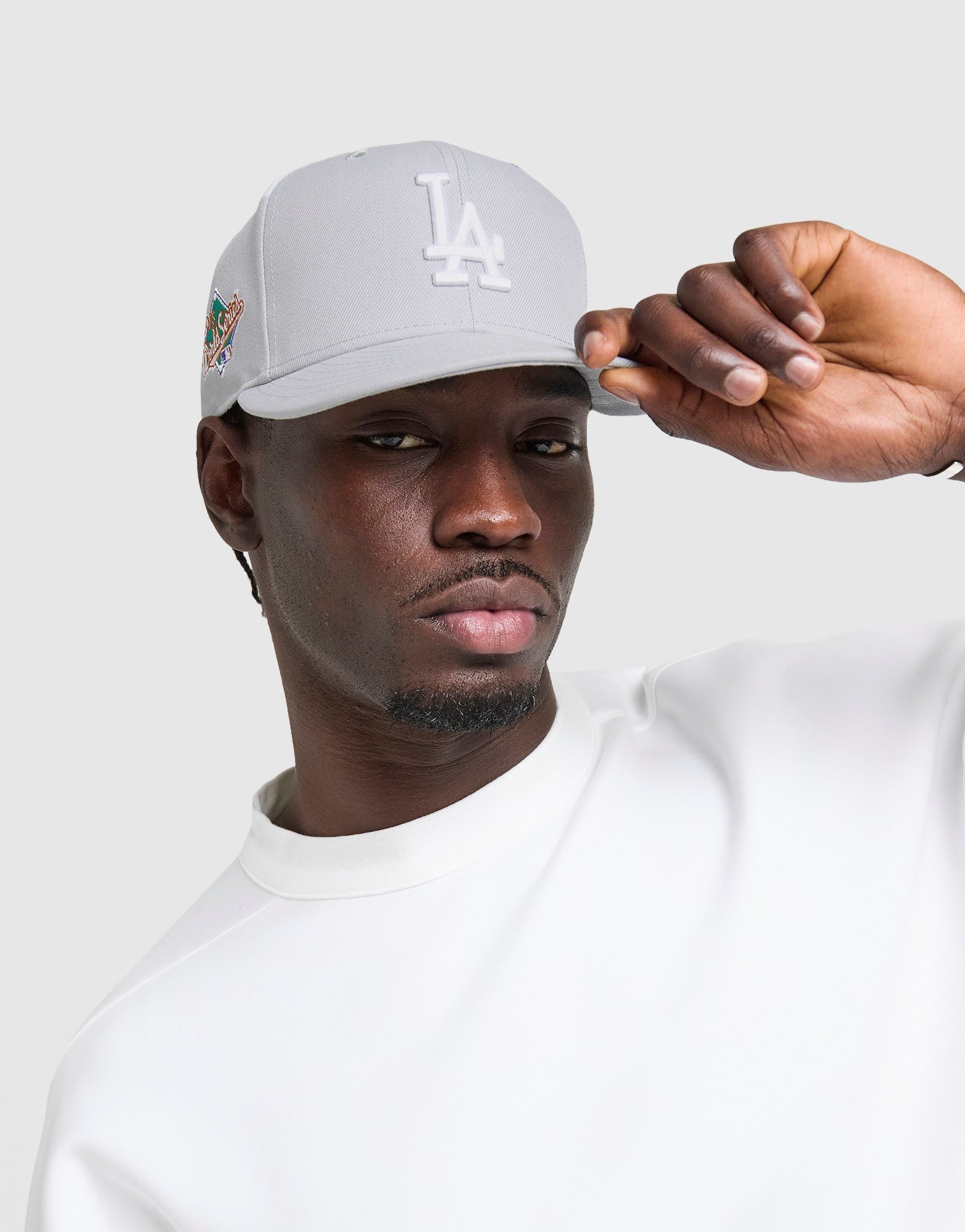 Grey New Era MLB LA Dodgers 59FIFTY Cap - JD Sports Global