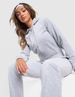 JUICY COUTURE Diamante JC Logo Full Zip Hoodie