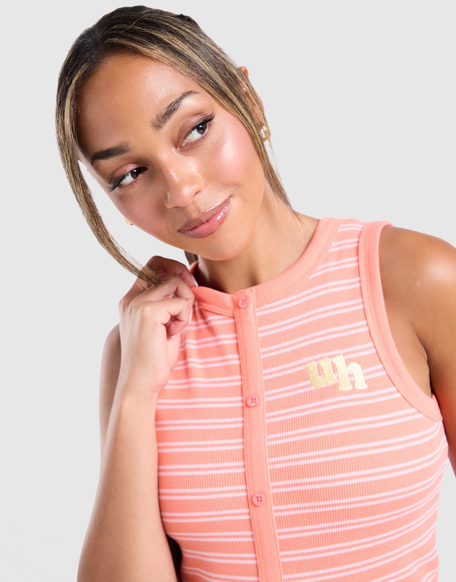 Unlike Humans Mara Buttoned Tank Top