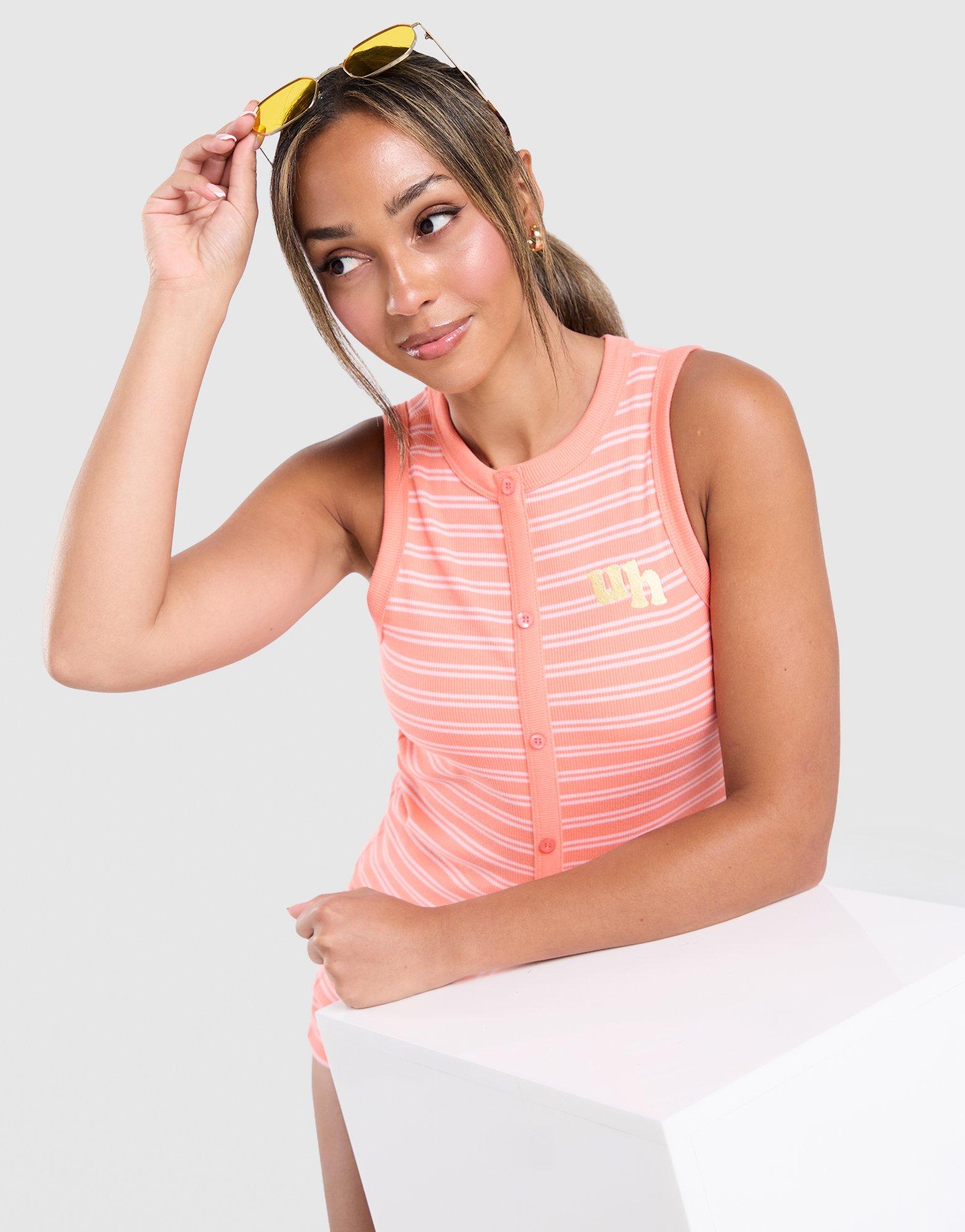 Unlike Humans Mara Buttoned Tank Top