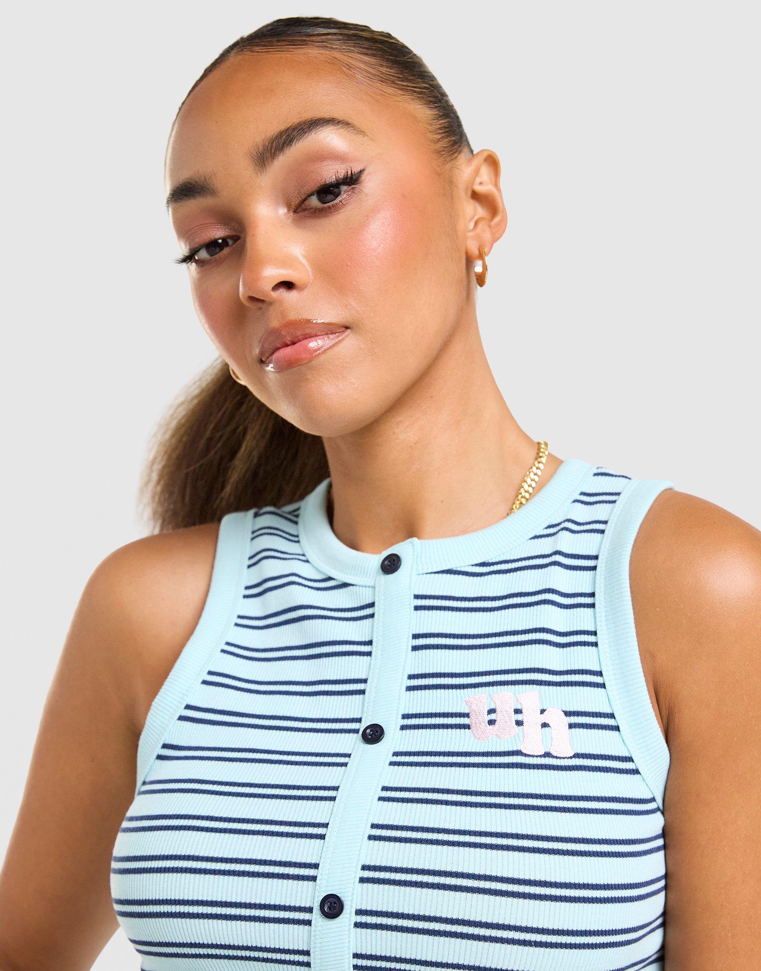 Unlike Humans Mara Buttoned Tank Top