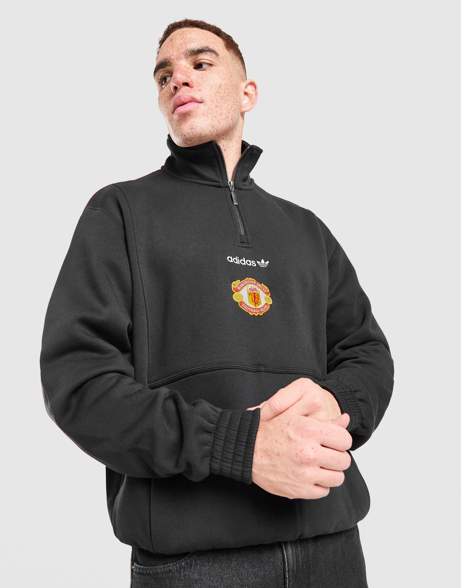 adidas Originals Manchester United FC EQT 1/2 Zip Sweatshirt