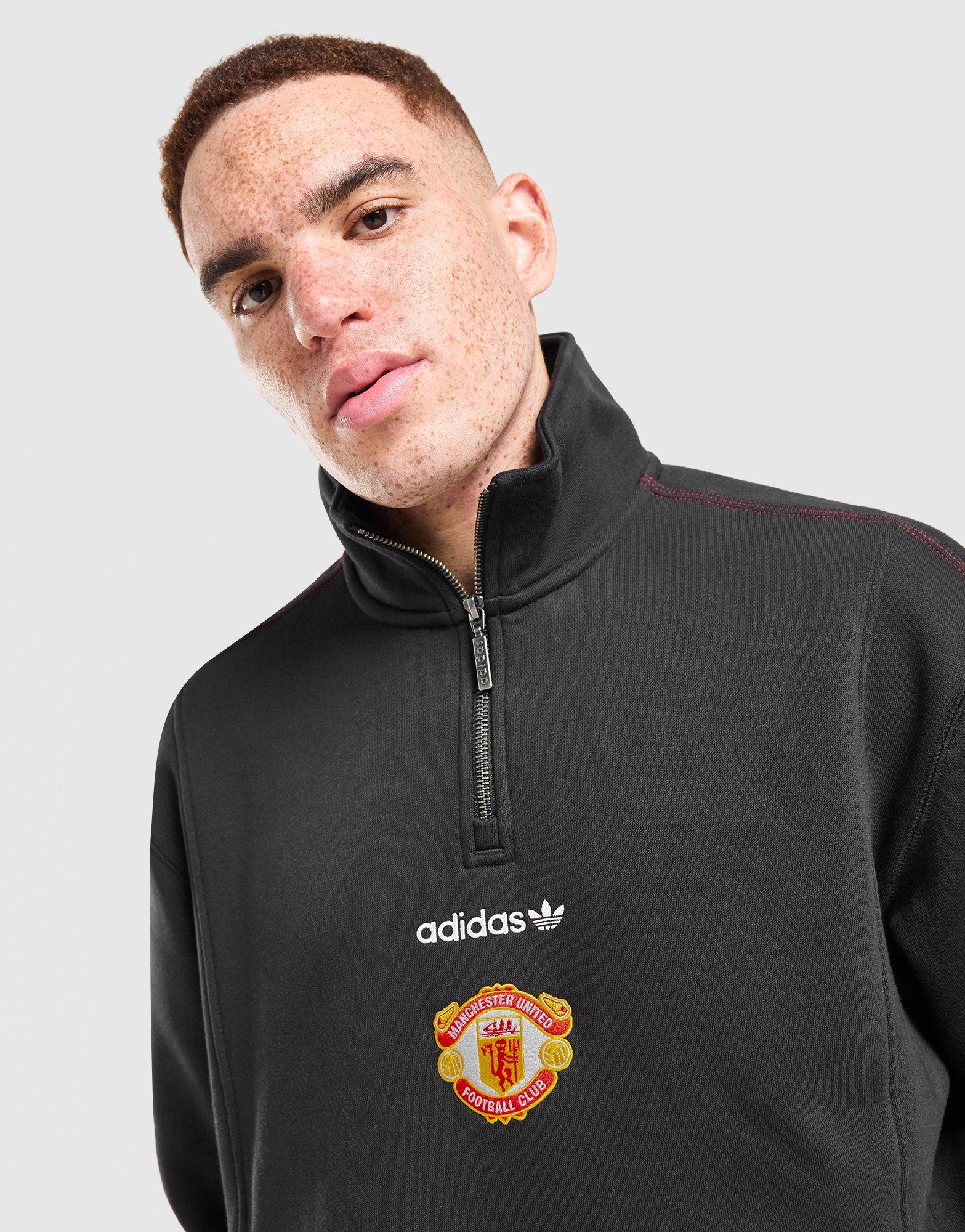adidas Originals Manchester United FC EQT 1/2 Zip Sweatshirt