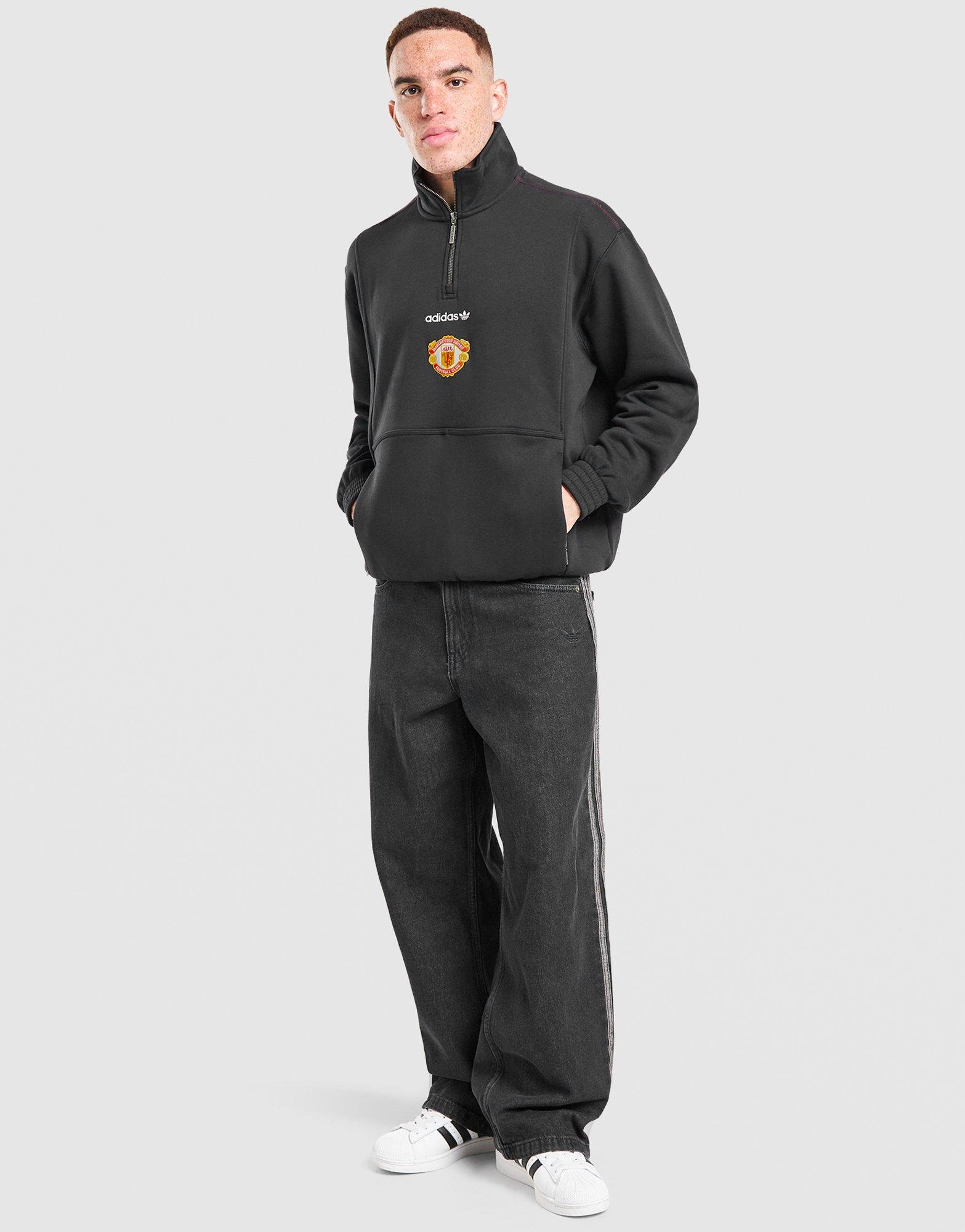 adidas Originals Manchester United FC EQT 1/2 Zip Sweatshirt