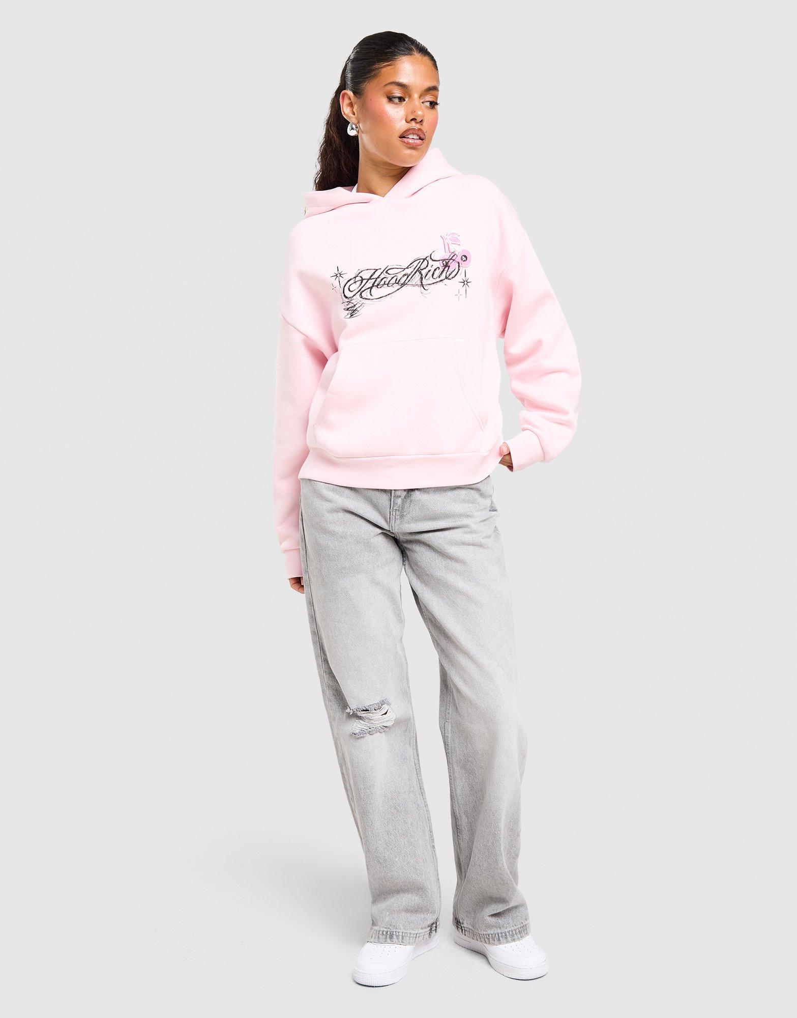Hoodrich Scribble Open Hem Hoodie