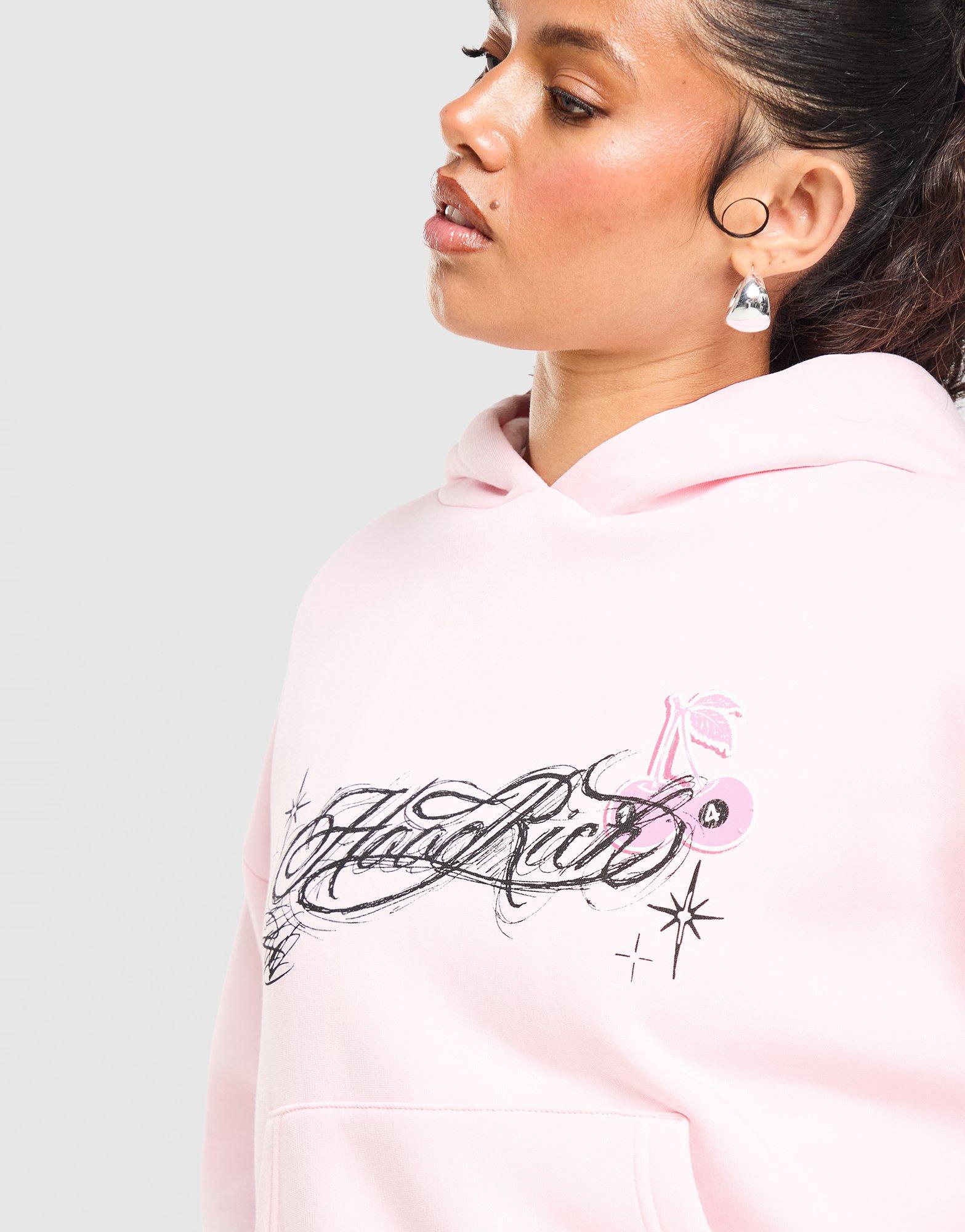 Hoodrich Scribble Open Hem Hoodie