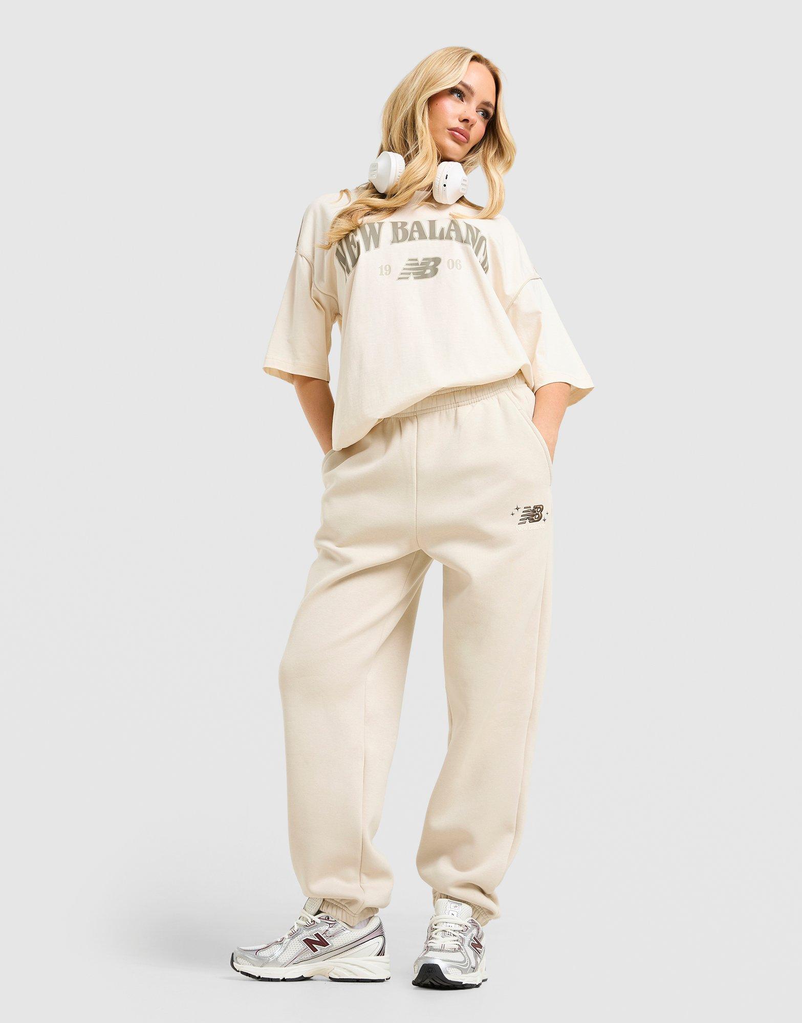 New Balance Creme Cuffed Joggers