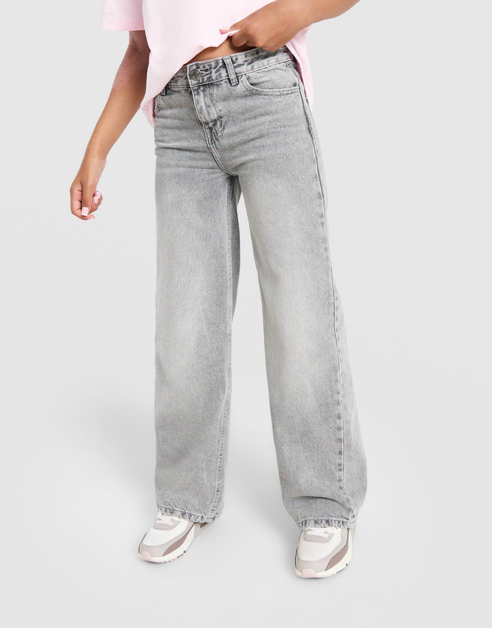 Pink Soda Sport Girls' Satin Bow Jeans Junior